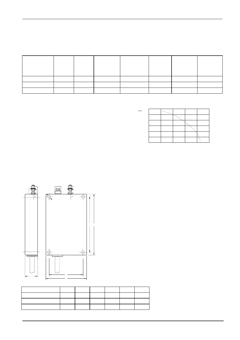 Accessories, Line filter module specifications, Filter dimensions (mm) | Rockwell Automation 161 SERIES A User Manual | Page 35 / 40