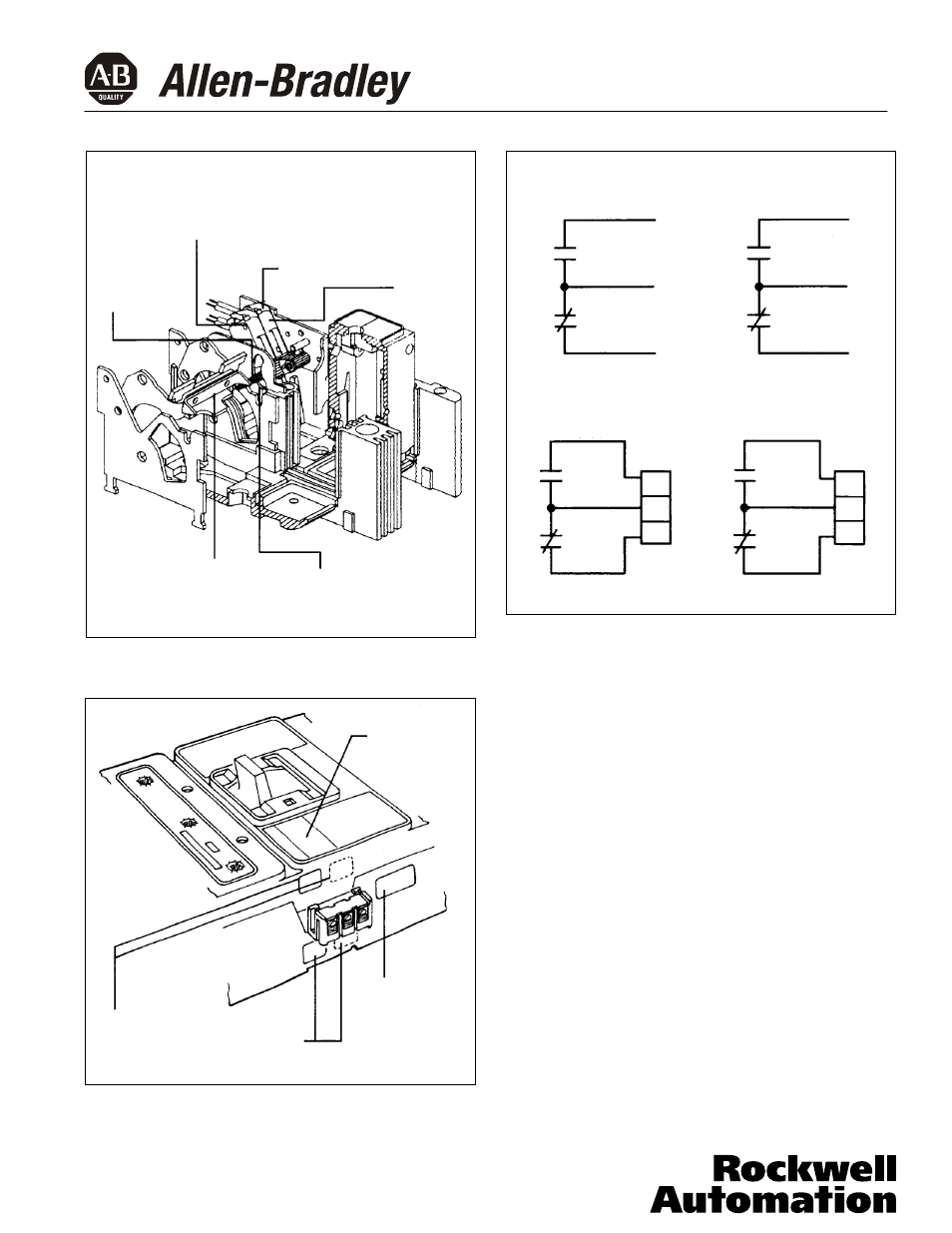 Rockwell Automation 140U Q, M Frame CB Alarm Switch and Auxiliary Switch Combination User Manual | Page 7 / 8