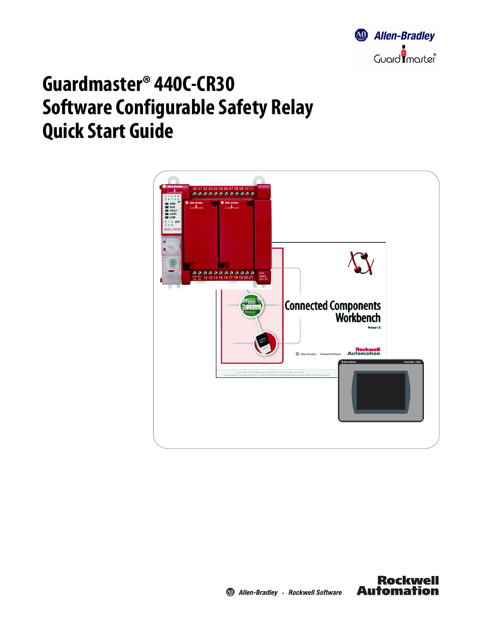 Rockwell Automation 440C-CR30-22BBB Guardmaster Software Configurable Safety Relay Quick Start Guide User Manual | 34 pages