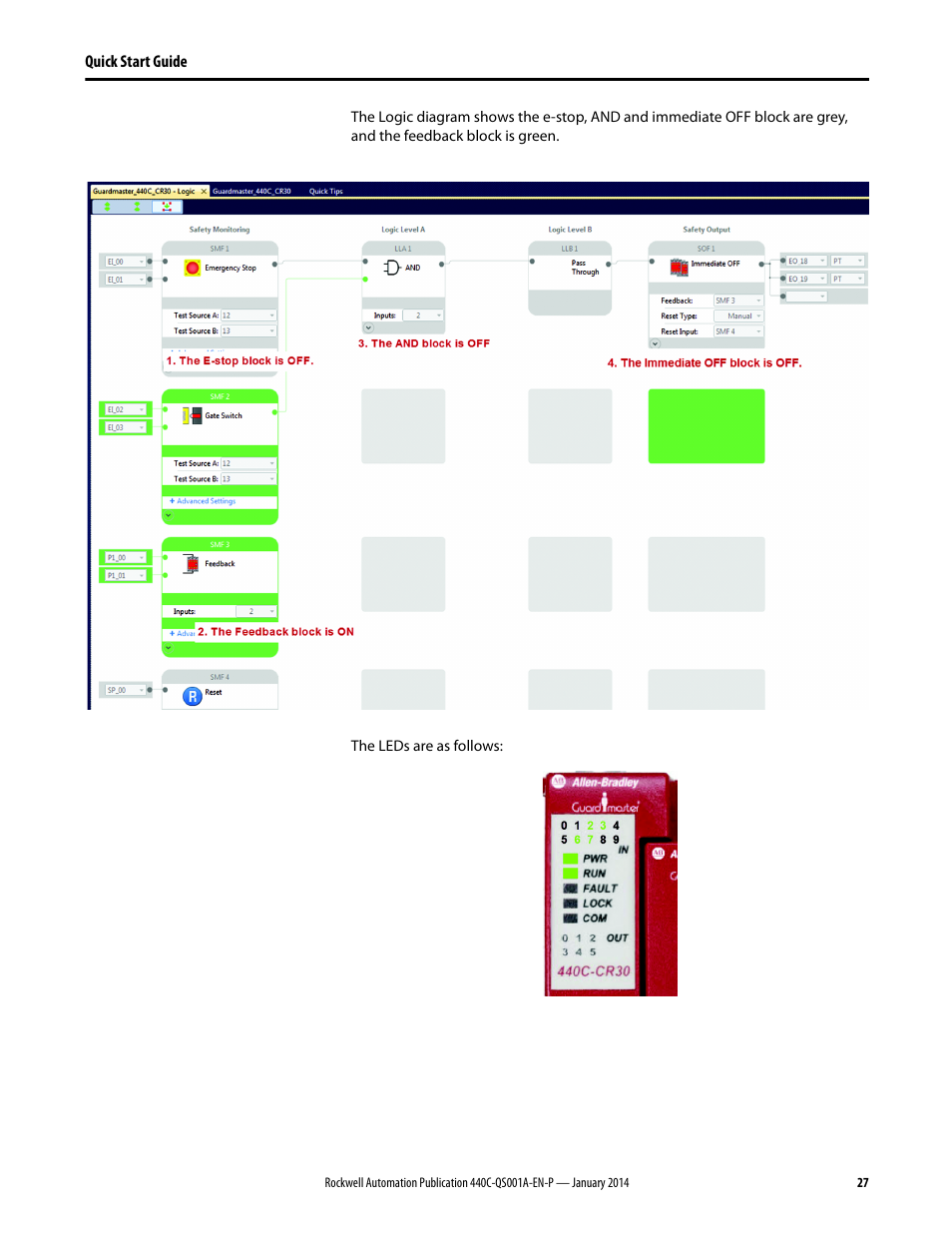 Rockwell Automation 440C-CR30-22BBB Guardmaster Software Configurable Safety Relay Quick Start Guide User Manual | Page 29 / 34