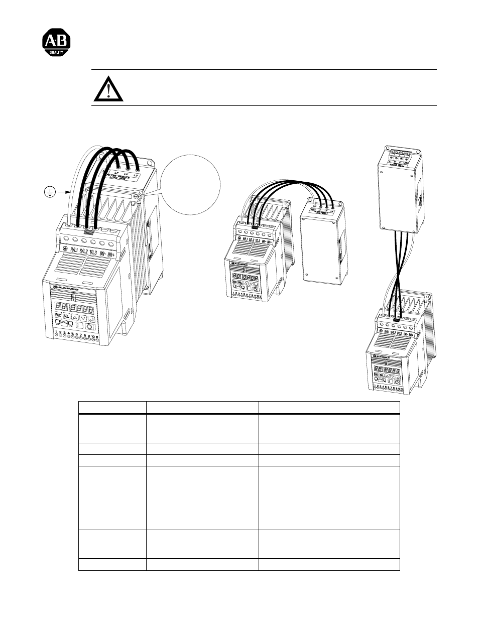 Rockwell Automation 160 Line Filter Module 160 Series C User Manual | 2 pages