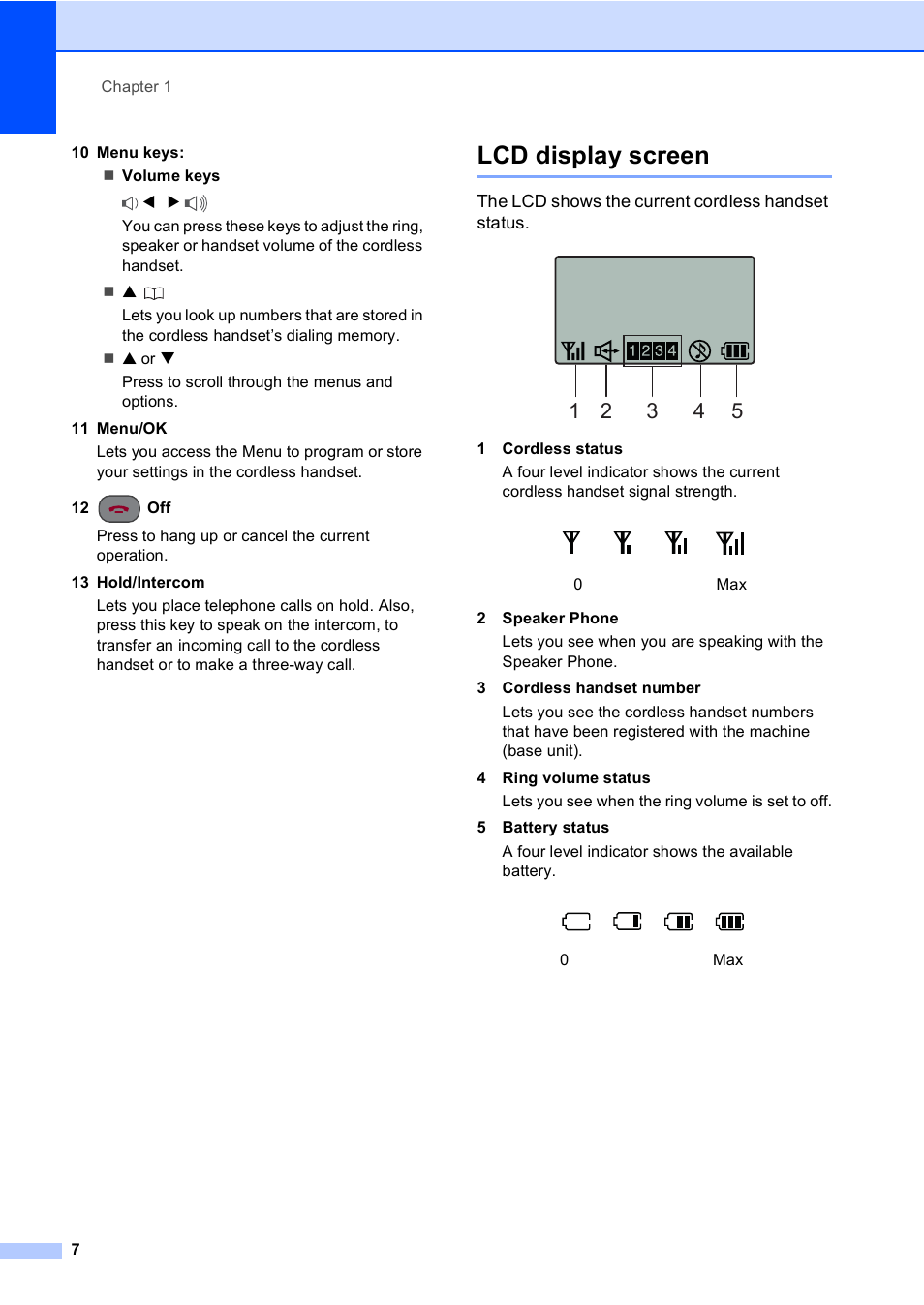 Lcd display screen | Brother BCL-D10 User Manual | Page 18 / 43