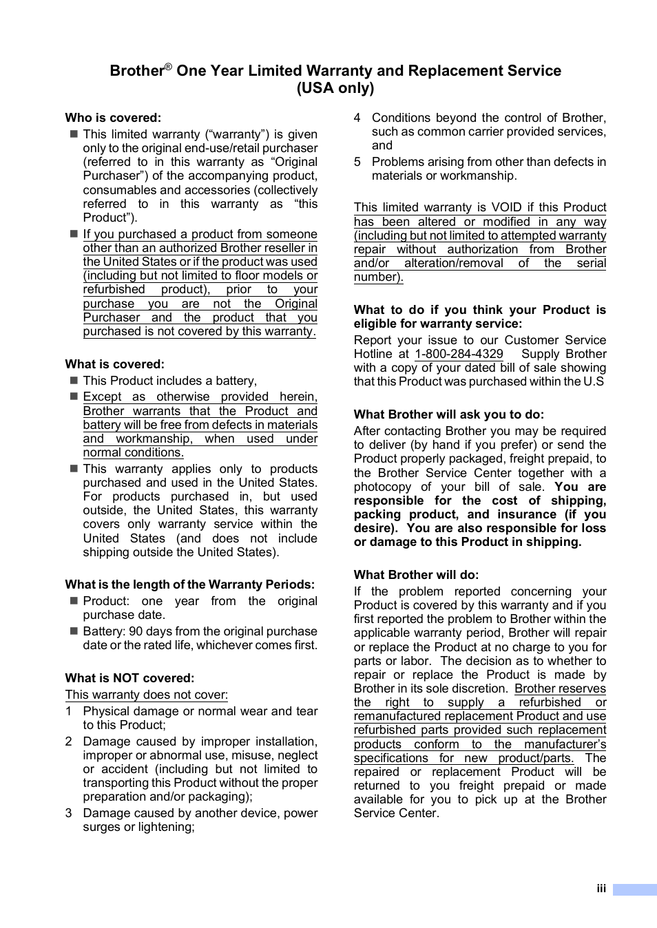 Brother | Brother BCL-D10 User Manual | Page 5 / 43