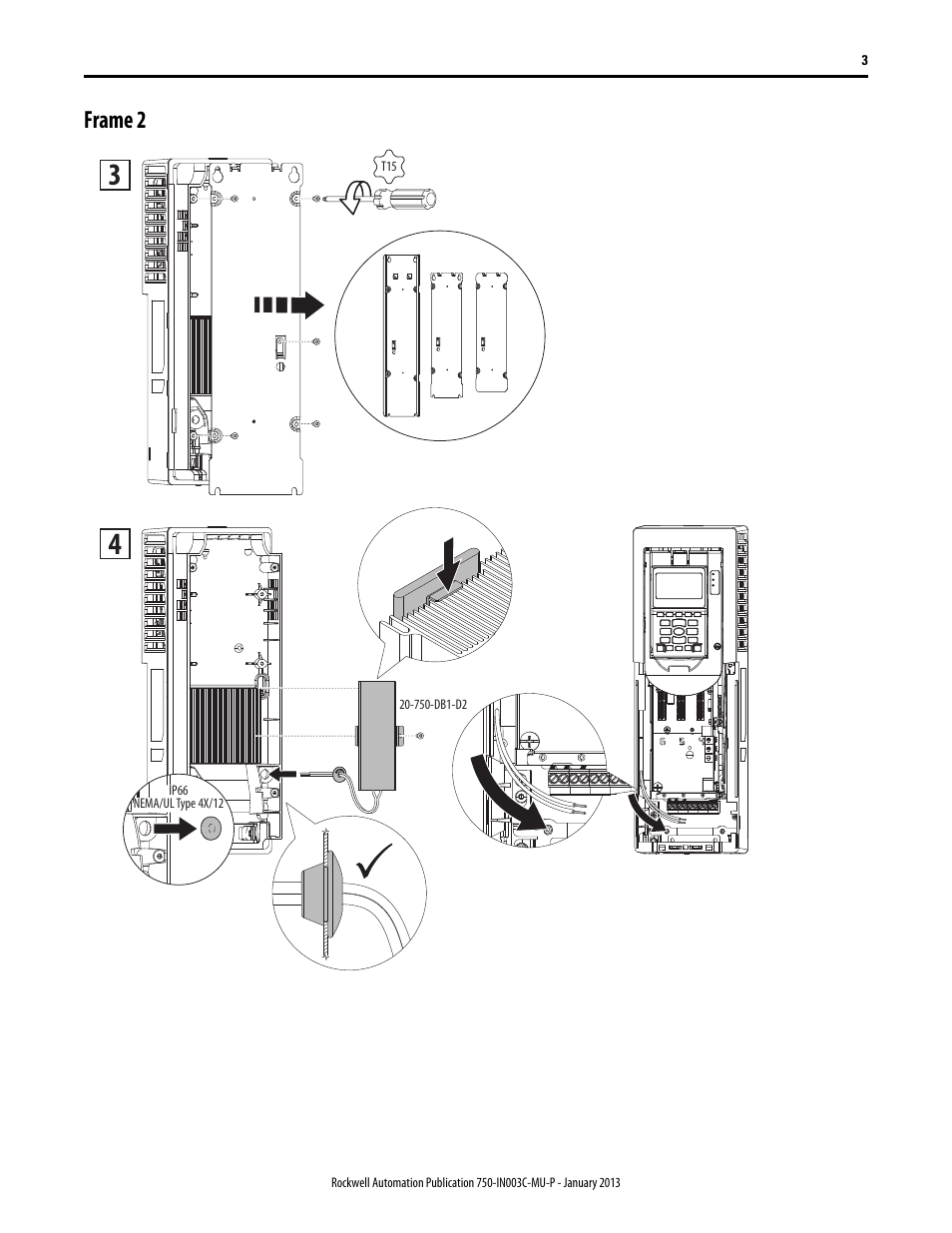 Frame 2 | Rockwell Automation 20-750-DB1-D1A PowerFlex 750-Series Internal DB Resistor User Manual | Page 3 / 4