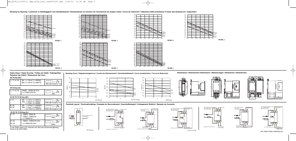 Rockwell Automation 156-B90x1 Single Phase Solid State Contactor Operating Instructions User Manual | Page 2 / 2