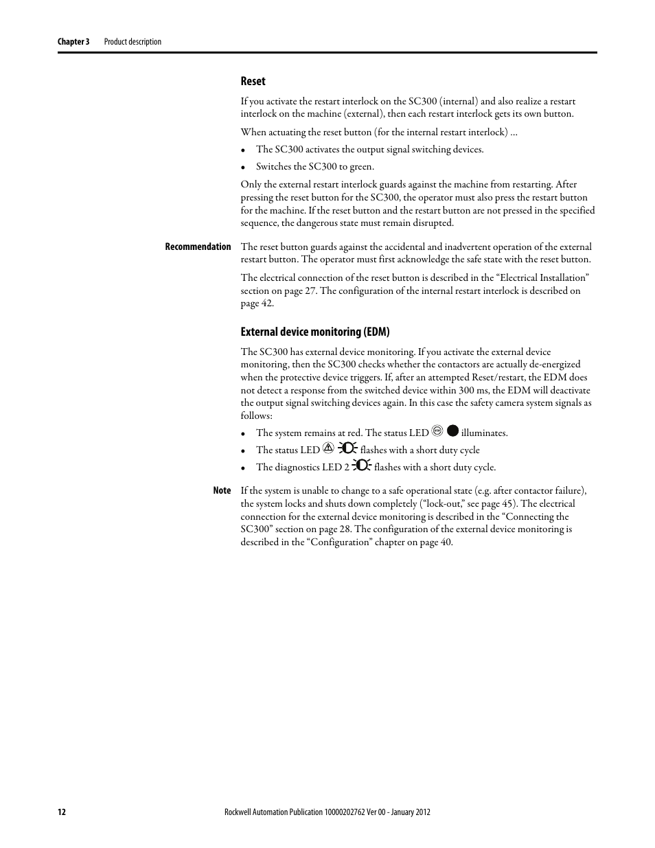 Rockwell Automation 442L SC300 Safety Sensor User Manual User Manual | Page 14 / 60