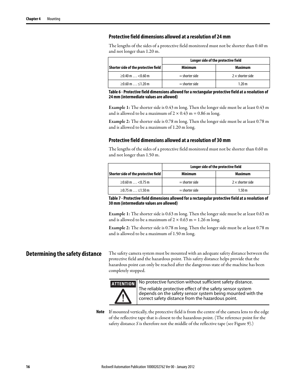 Determining the safety distance | Rockwell Automation 442L SC300 Safety Sensor User Manual User Manual | Page 18 / 60