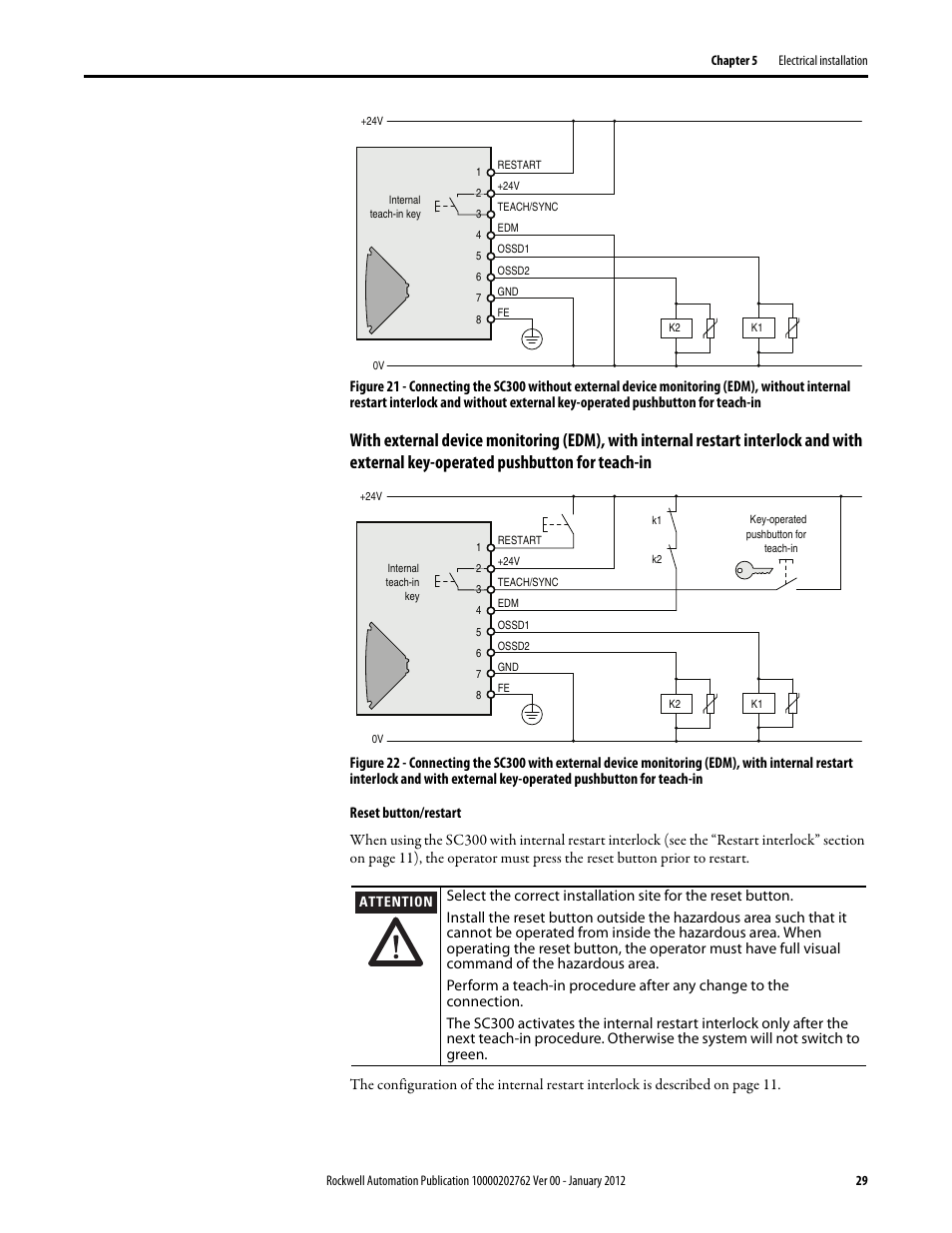 Rockwell Automation 442L SC300 Safety Sensor User Manual User Manual | Page 31 / 60