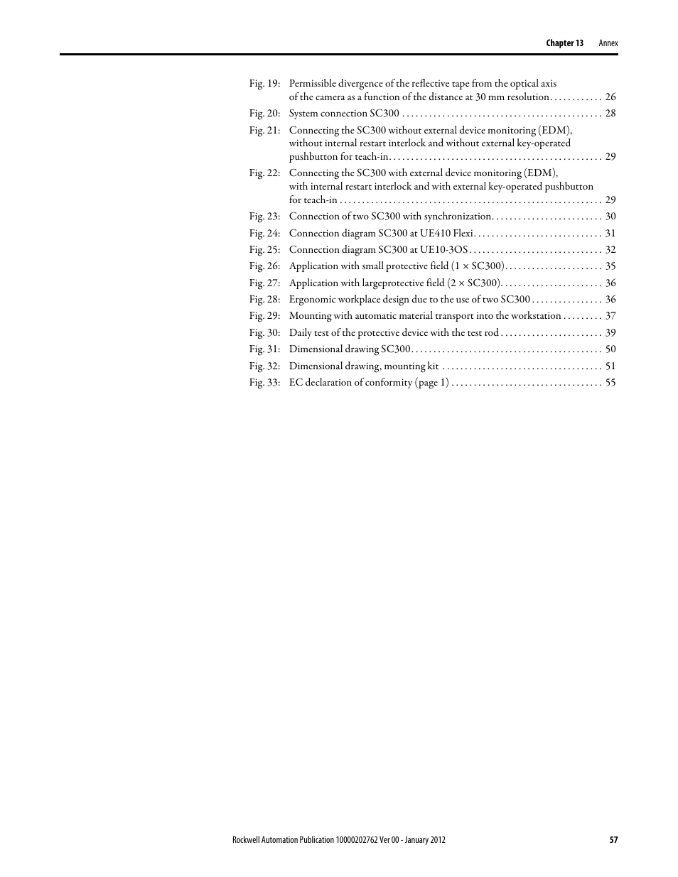 Rockwell Automation 442L SC300 Safety Sensor User Manual User Manual | Page 59 / 60
