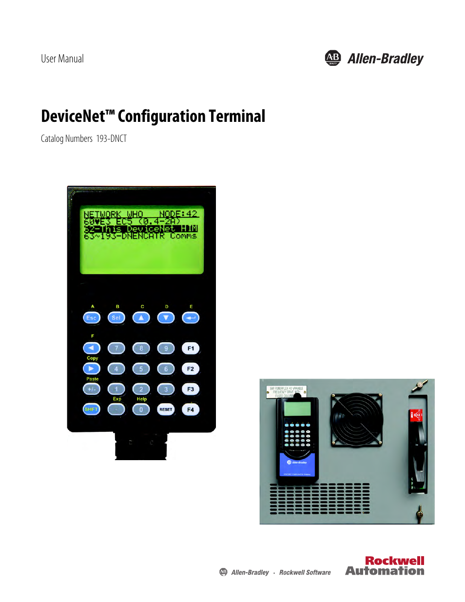 Rockwell Automation 193-DNCT DeviceNet Configuration Terminal User Manual User Manual | 92 pages