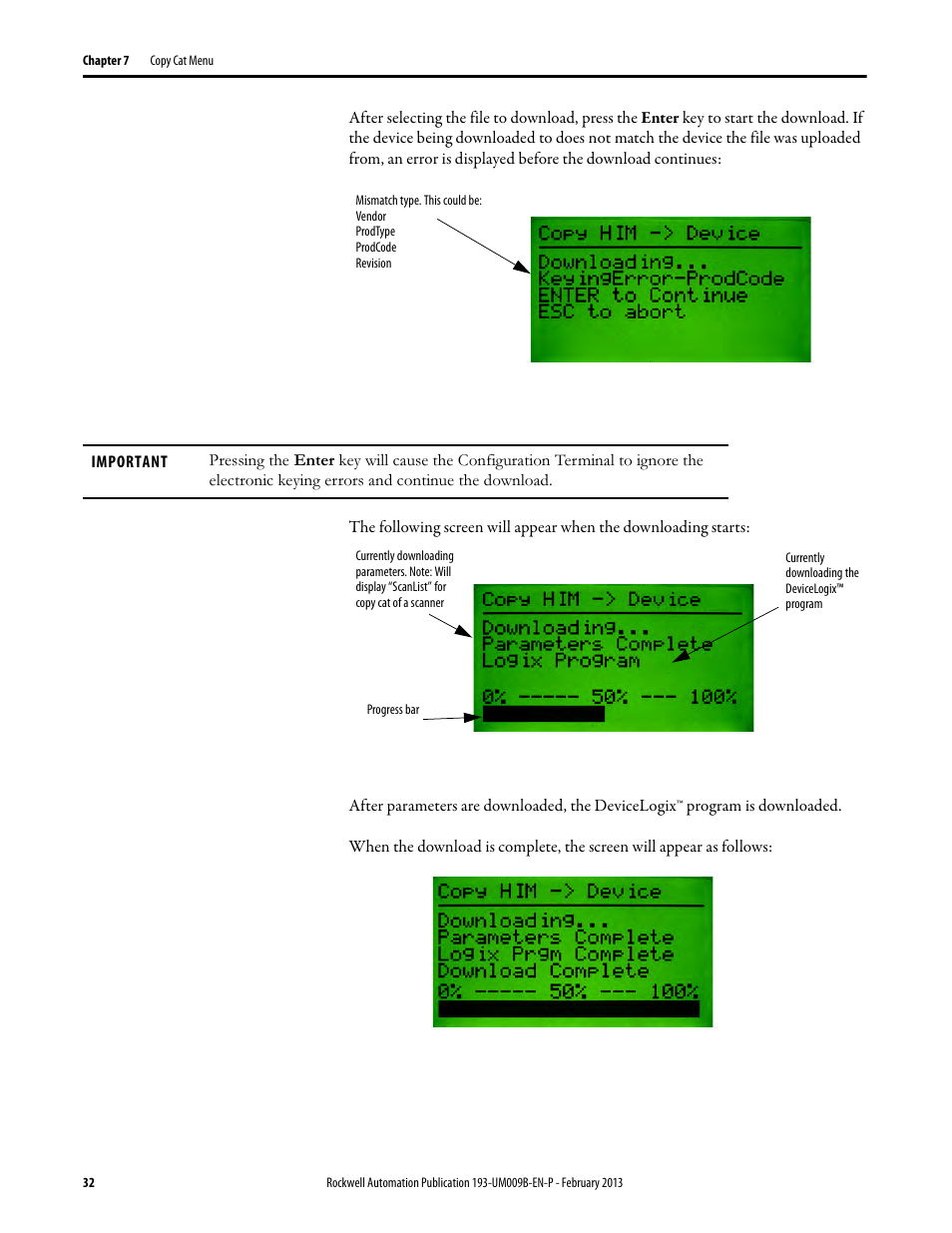 Rockwell Automation 193-DNCT DeviceNet Configuration Terminal User Manual User Manual | Page 36 / 92