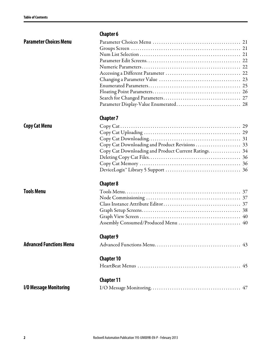 Rockwell Automation 193-DNCT DeviceNet Configuration Terminal User Manual User Manual | Page 6 / 92