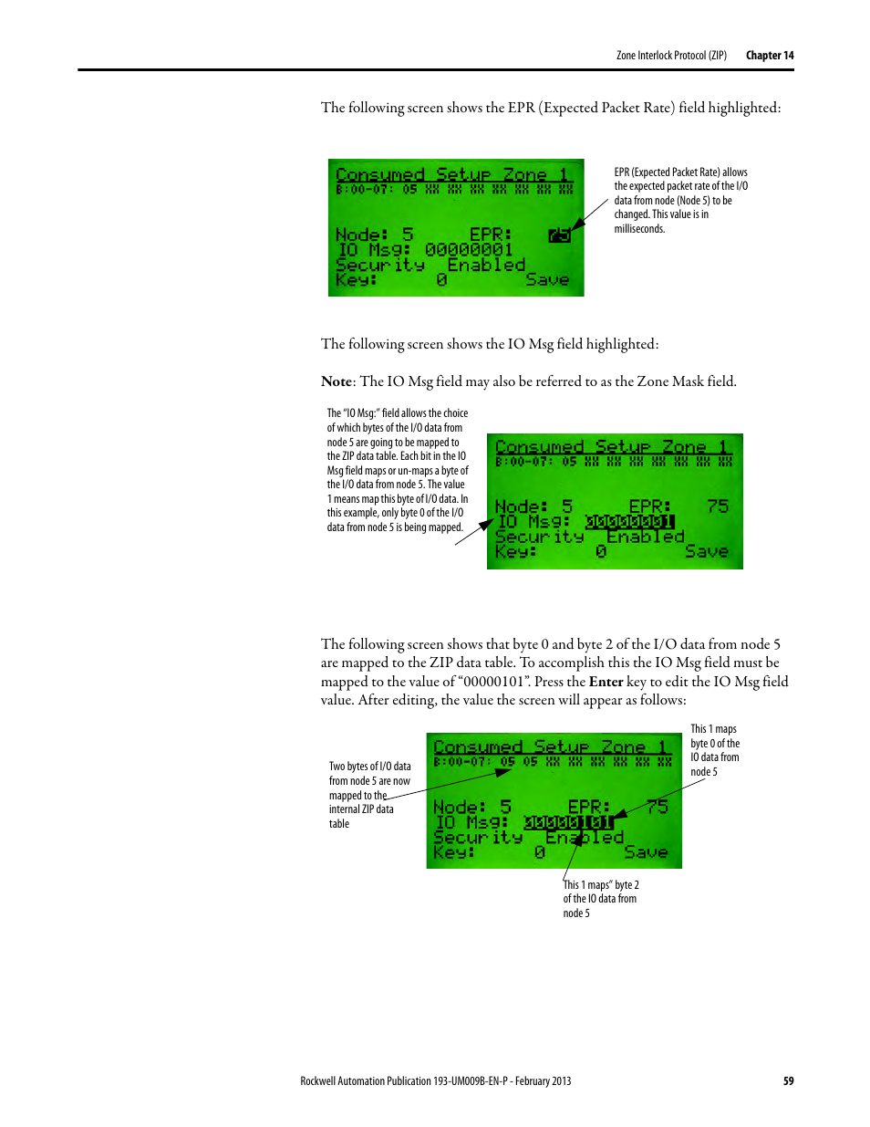 Rockwell Automation 193-DNCT DeviceNet Configuration Terminal User Manual User Manual | Page 63 / 92