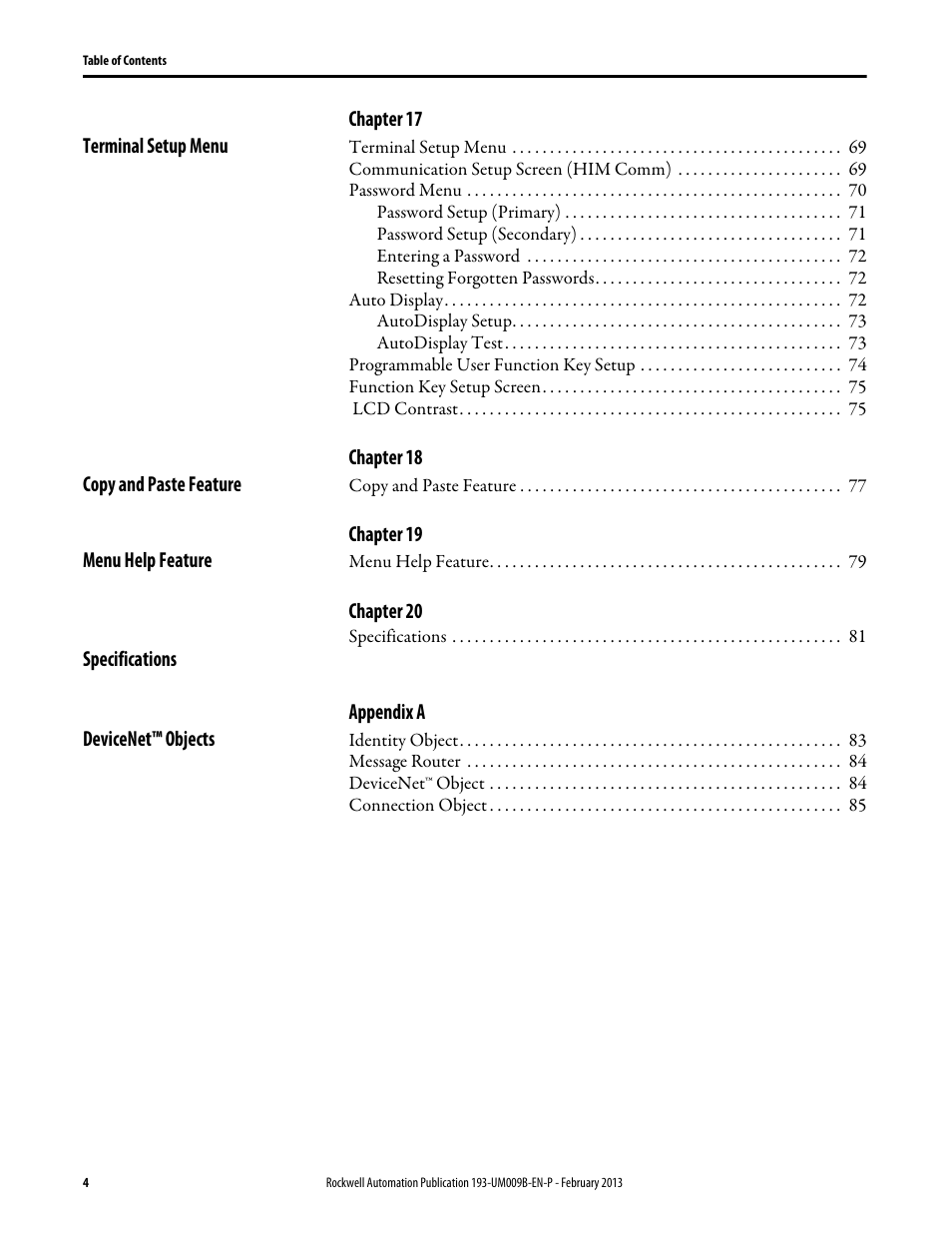 Rockwell Automation 193-DNCT DeviceNet Configuration Terminal User Manual User Manual | Page 8 / 92