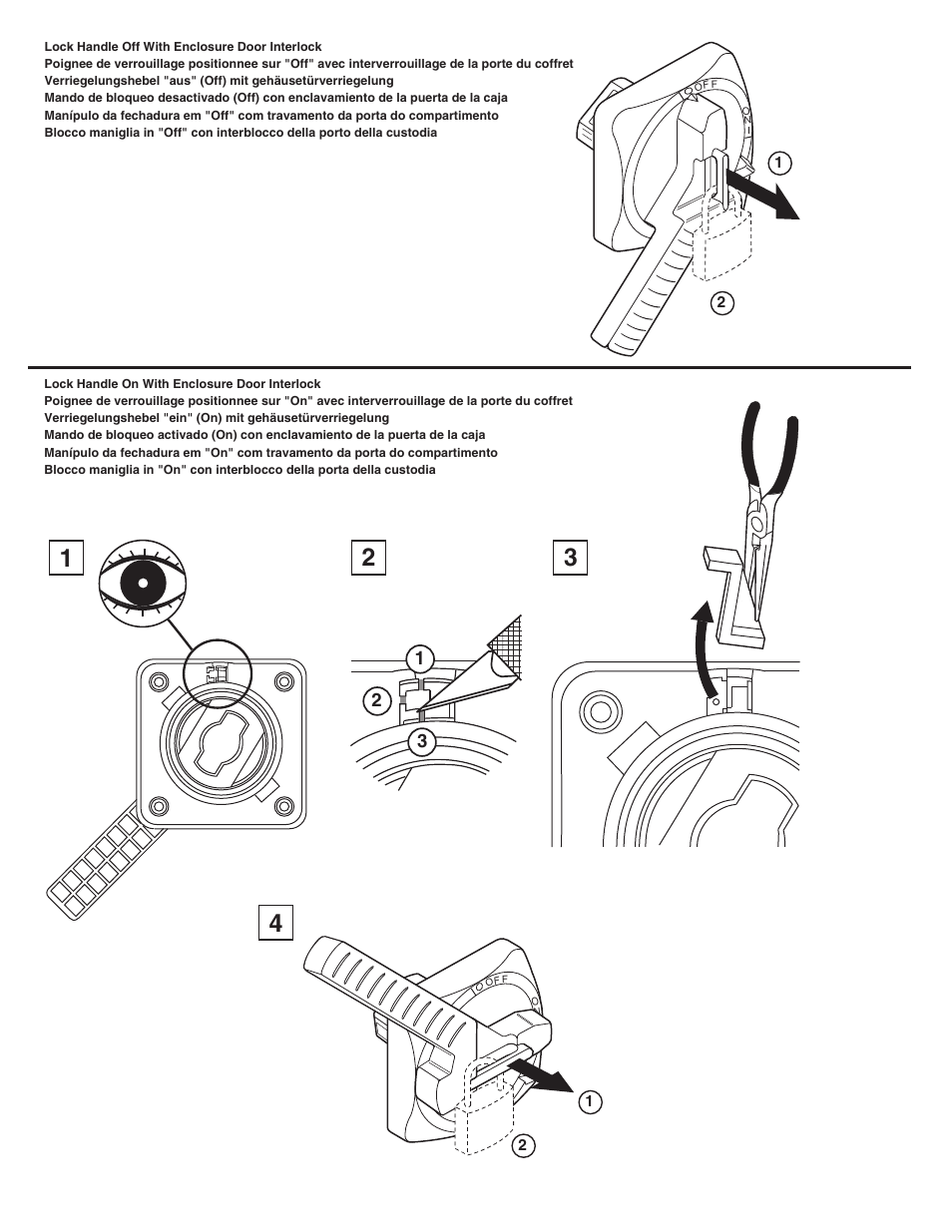 Rockwell Automation 194R-HMxx-xx Operating Handle User Manual | Page 5 / 6