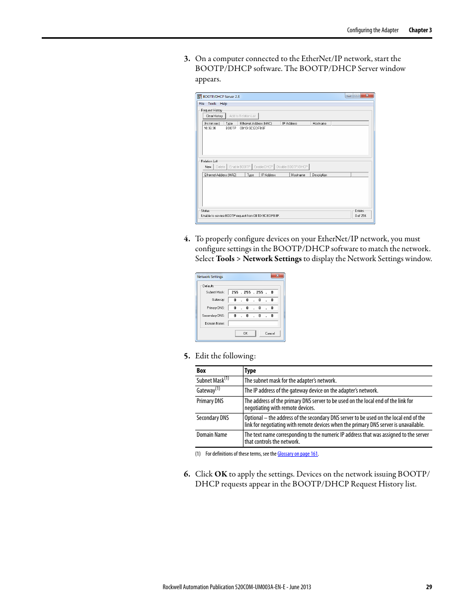 Rockwell Automation 25-COMM-E2P PowerFlex 25-COMM-E2P Dual-Port EtherNet/IP Adapter User Manual | Page 29 / 172