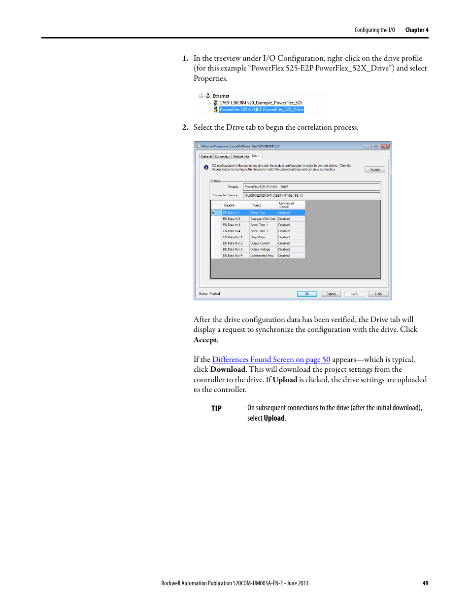 Rockwell Automation 25-COMM-E2P PowerFlex 25-COMM-E2P Dual-Port EtherNet/IP Adapter User Manual | Page 49 / 172
