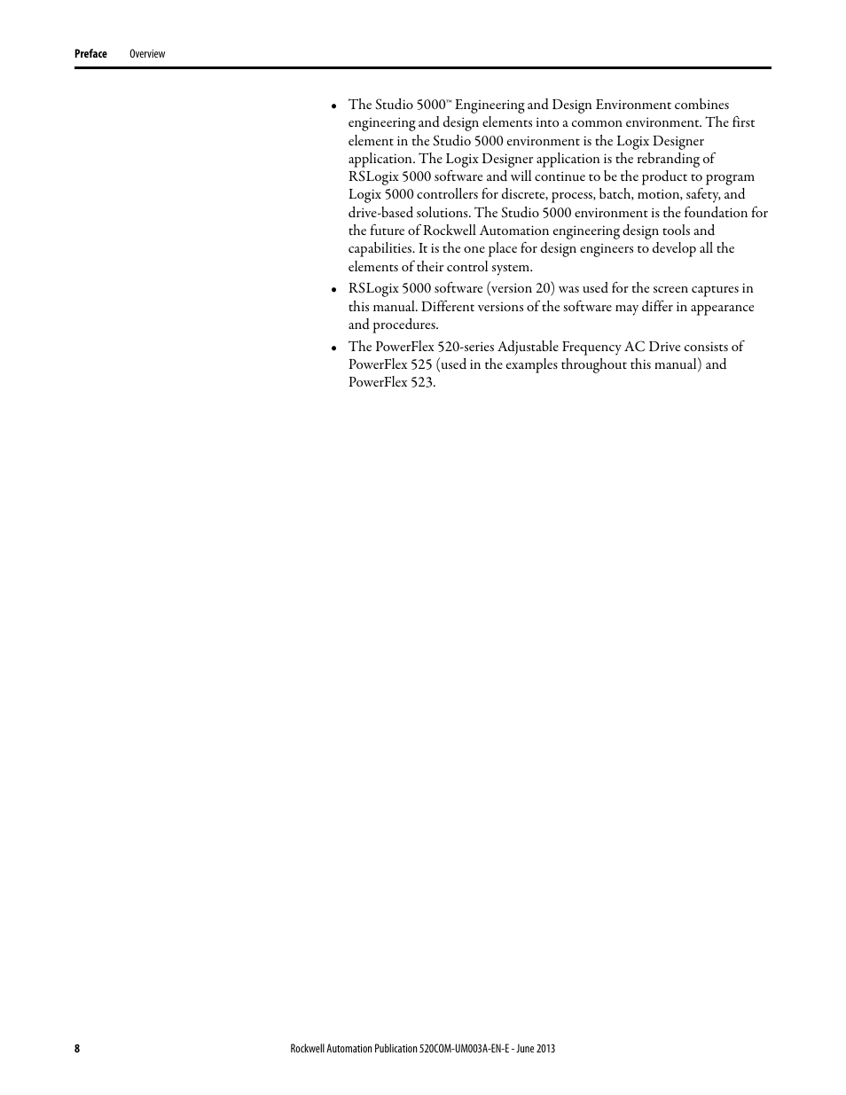 Rockwell Automation 25-COMM-E2P PowerFlex 25-COMM-E2P Dual-Port EtherNet/IP Adapter User Manual | Page 8 / 172