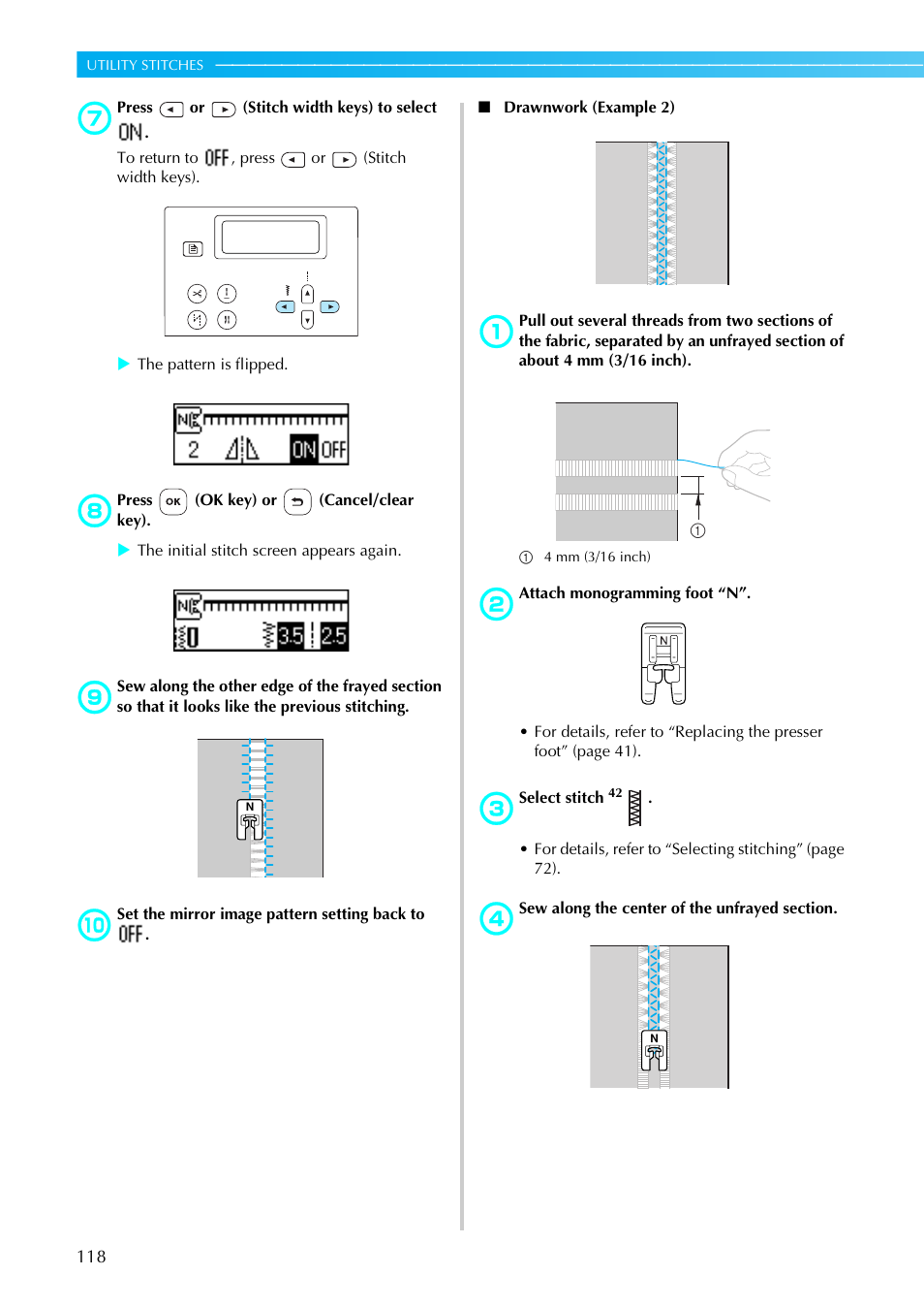 Brother NX-450 User Manual | Page 119 / 155