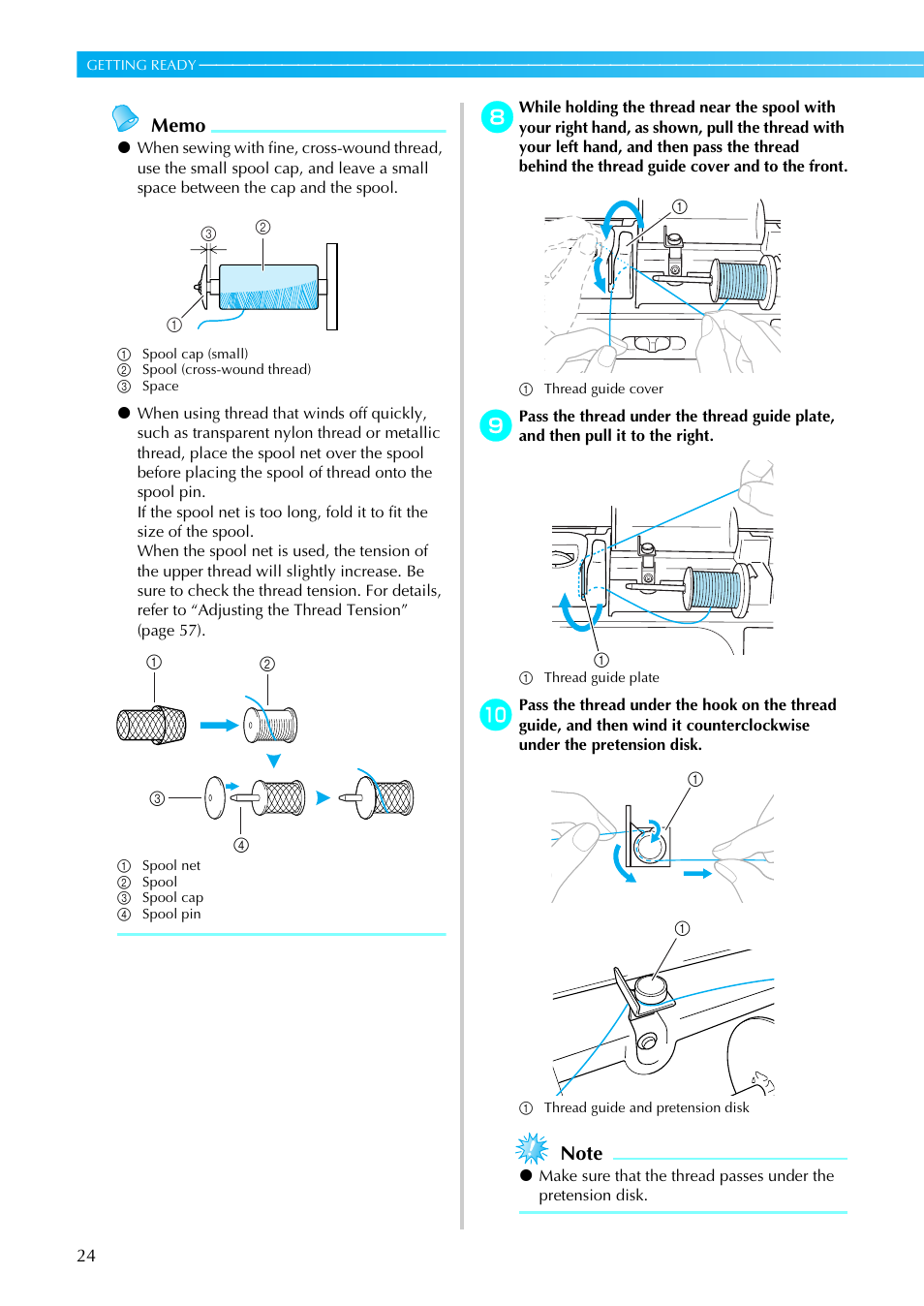 Brother NX-450 User Manual | Page 25 / 155