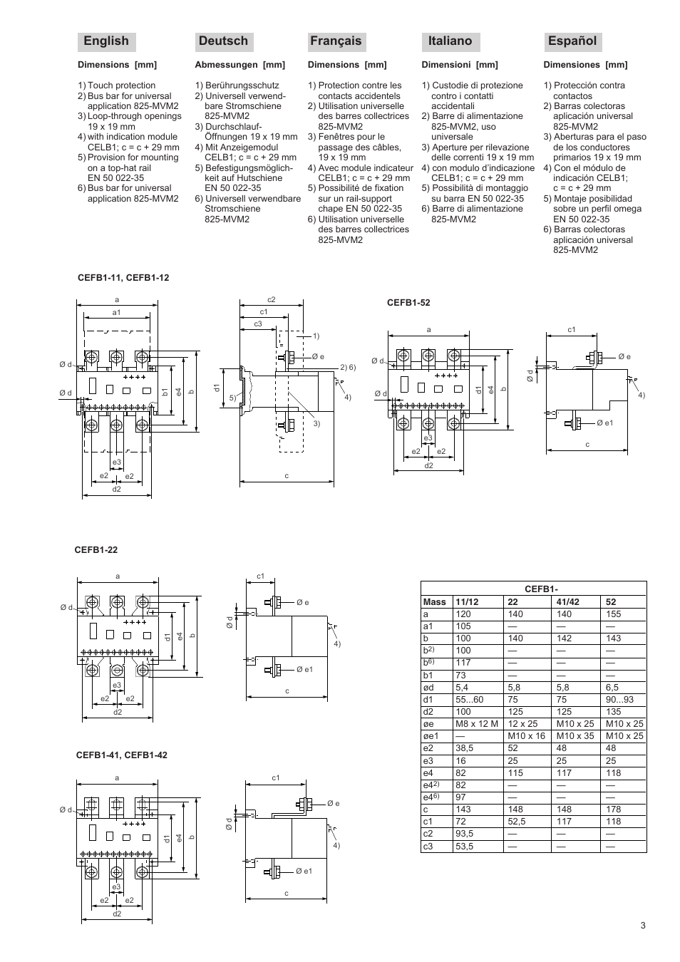 English deutsch français italiano español | Rockwell Automation 193-EIMD Electronic Motor Protection Relay User Manual | Page 3 / 16