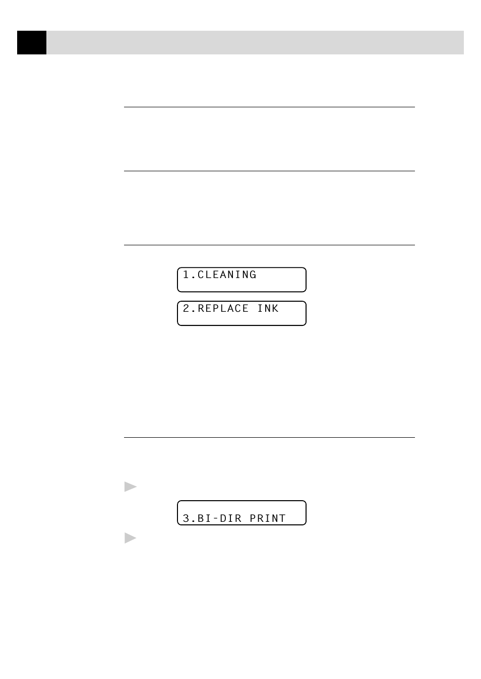 Reset key, Priority key, Ink management key | Turning off bi-directional printing | Brother MFC-730 User Manual | Page 132 / 218