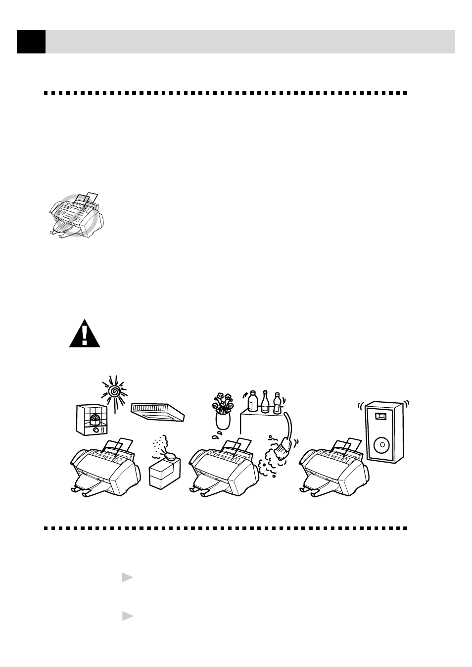 Choosing a location, Caution | Brother MFC-730 User Manual | Page 22 / 218