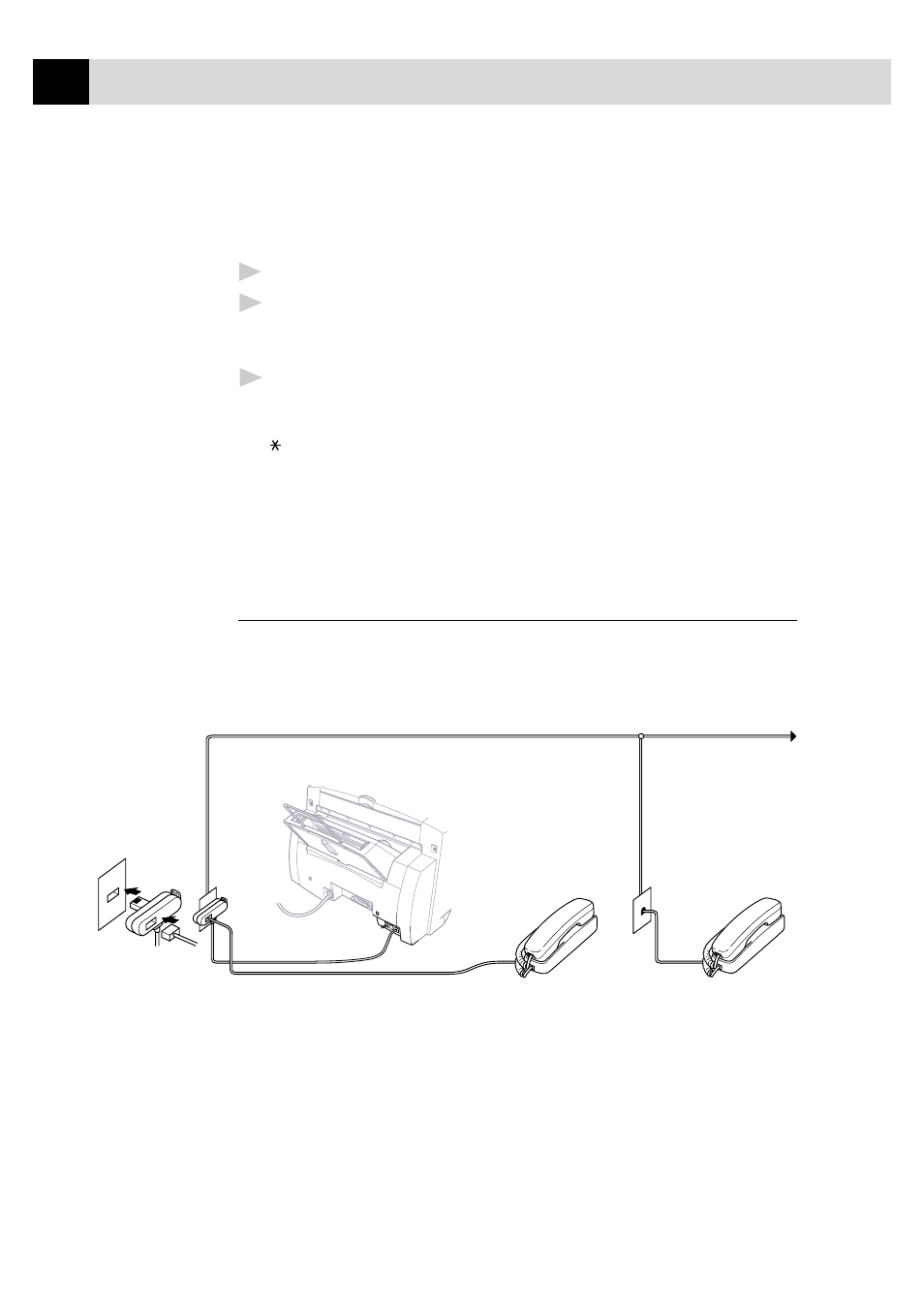 Connecting an external telephone | Brother MFC-730 User Manual | Page 36 / 218