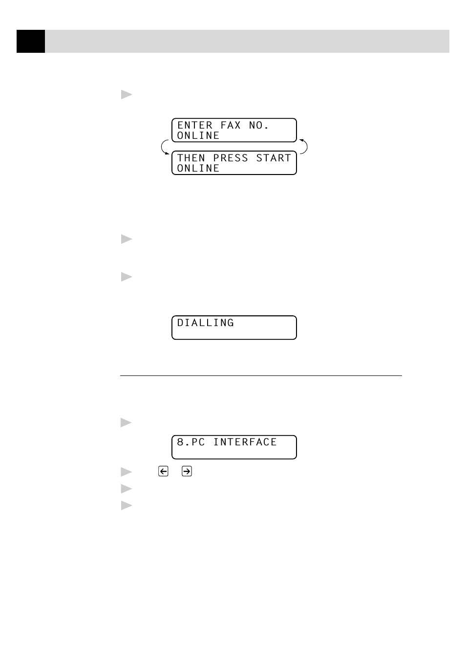 Setting pc interface mode | Brother MFC-730 User Manual | Page 70 / 218