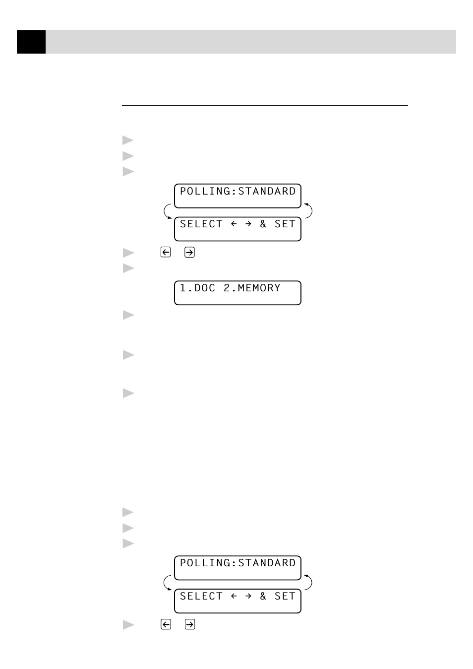 Setup for polling transmit | Brother MFC-730 User Manual | Page 82 / 218