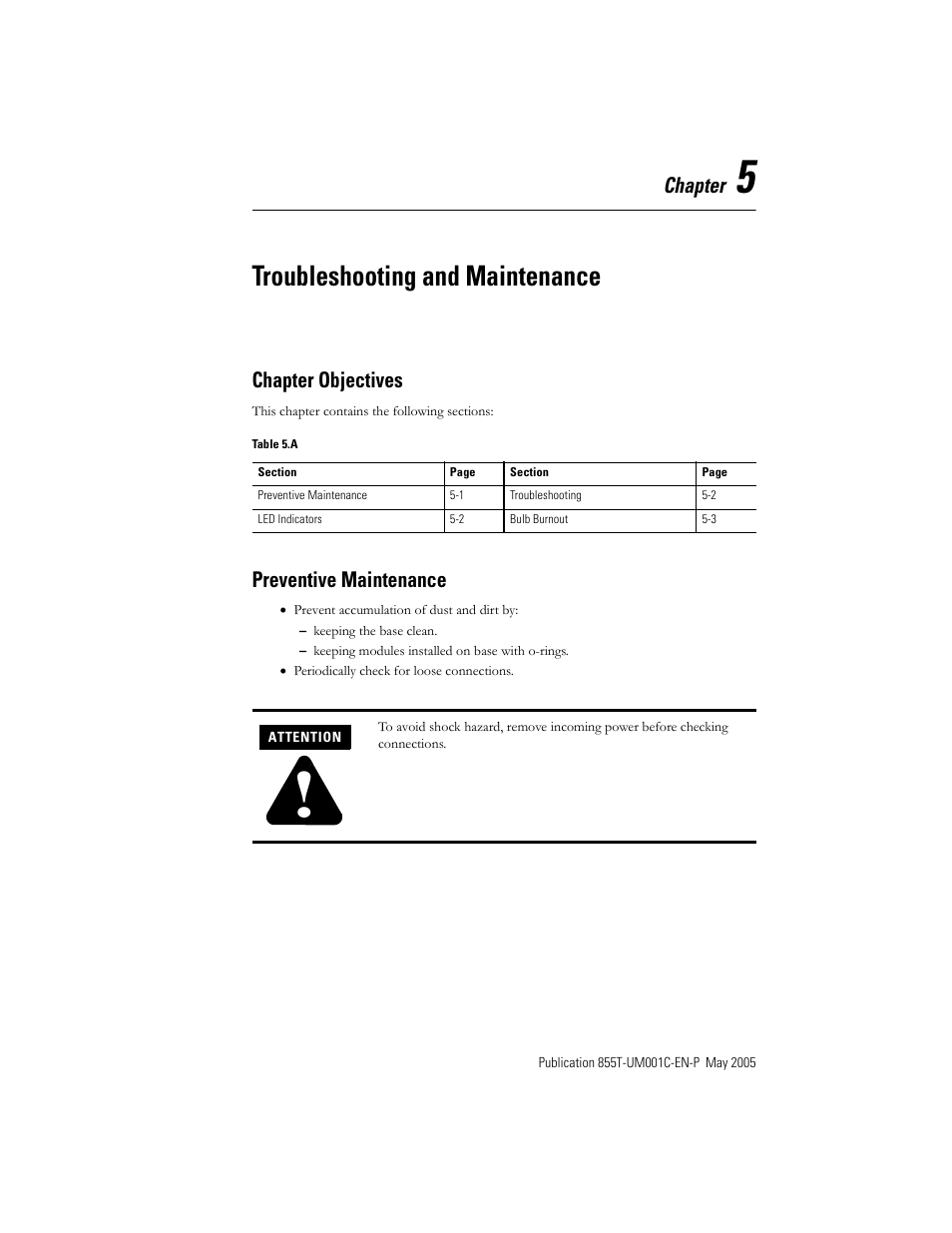 Troubleshooting and maintenance | Rockwell Automation 855T DeviceNet Stack Light User Manual User Manual | Page 39 / 72