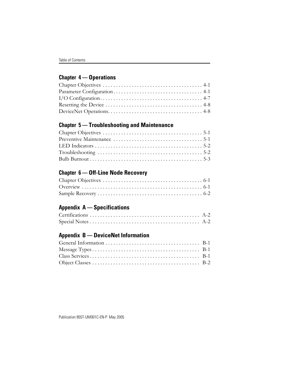 Rockwell Automation 855T DeviceNet Stack Light User Manual User Manual | Page 6 / 72