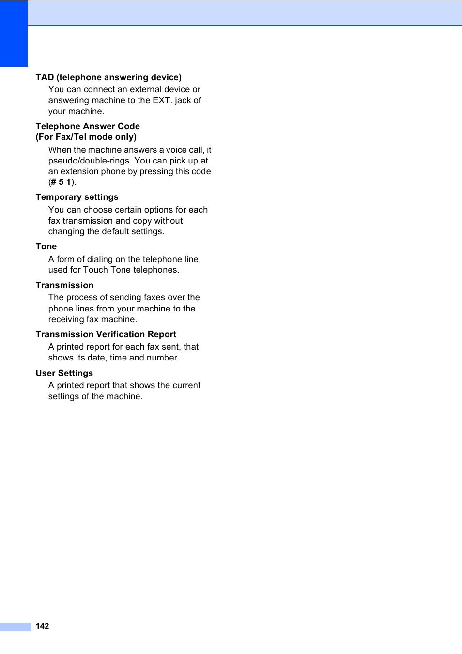 Brother FAX-2480C User Manual | Page 158 / 164