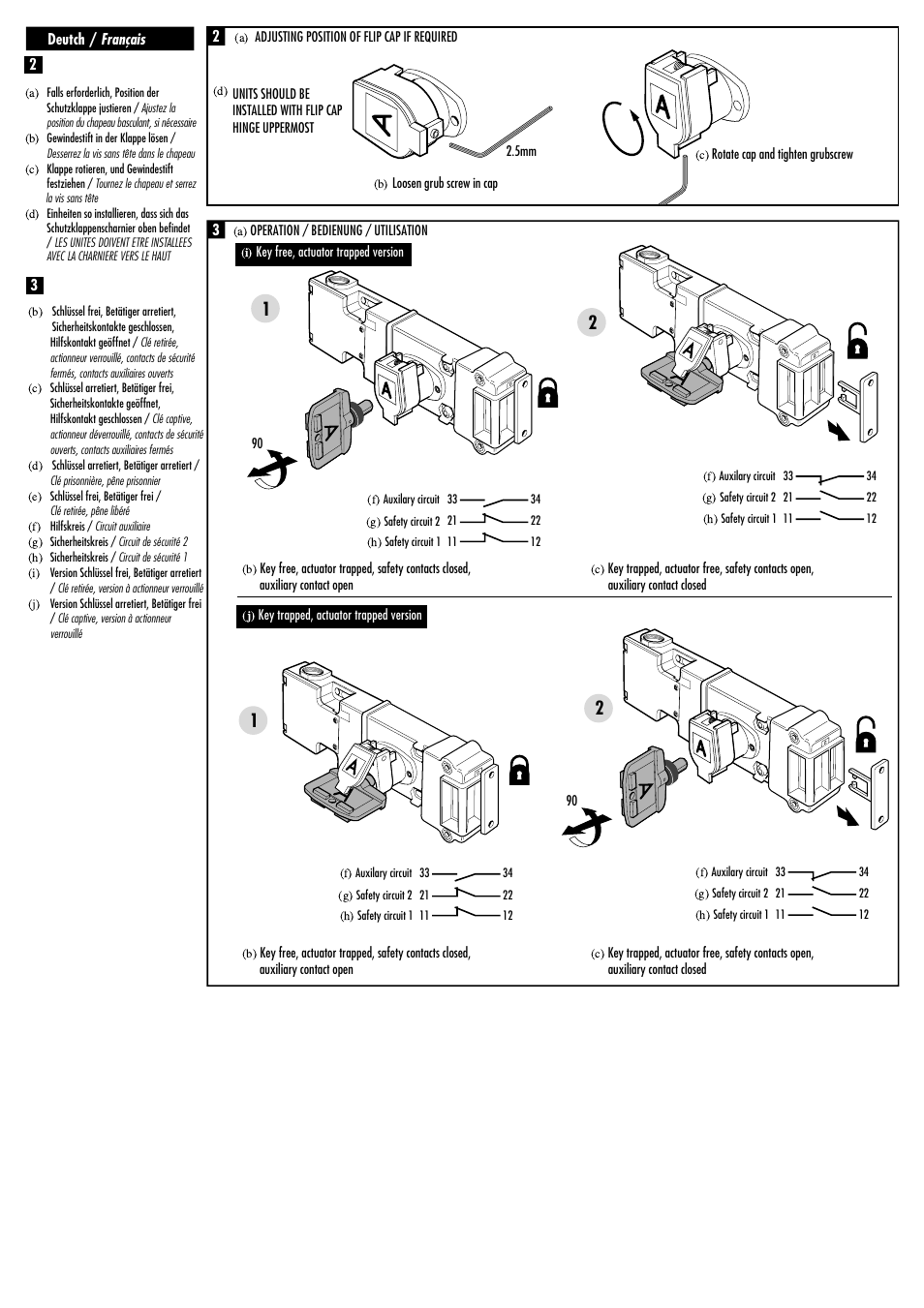 Rockwell Automation 440T Single Key Slamlock with Electrical Isolation User Manual | Page 2 / 4