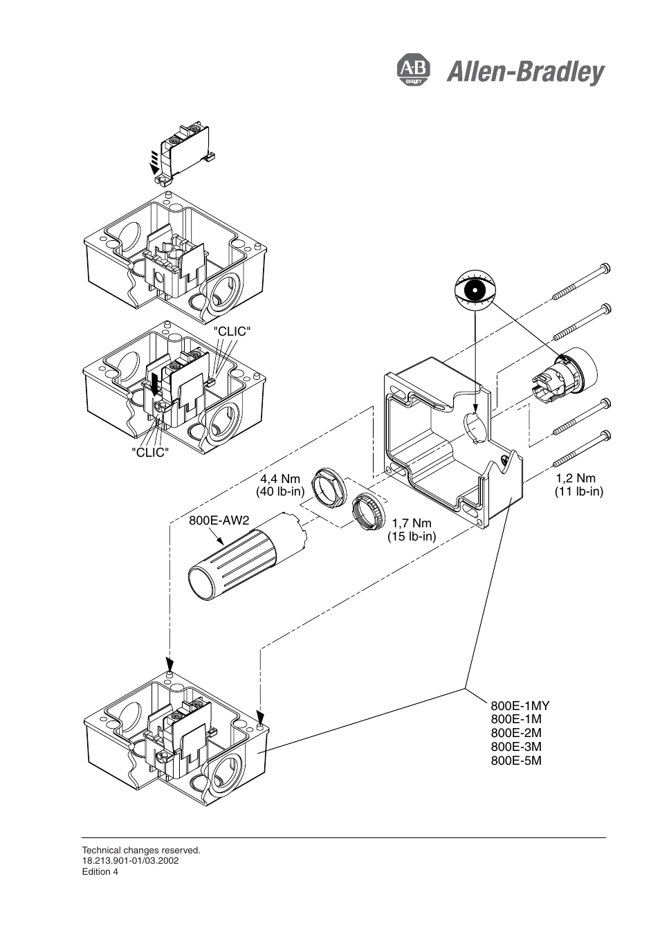 Rockwell Automation 800E Metal Enclosures User Manual | Page 2 / 2