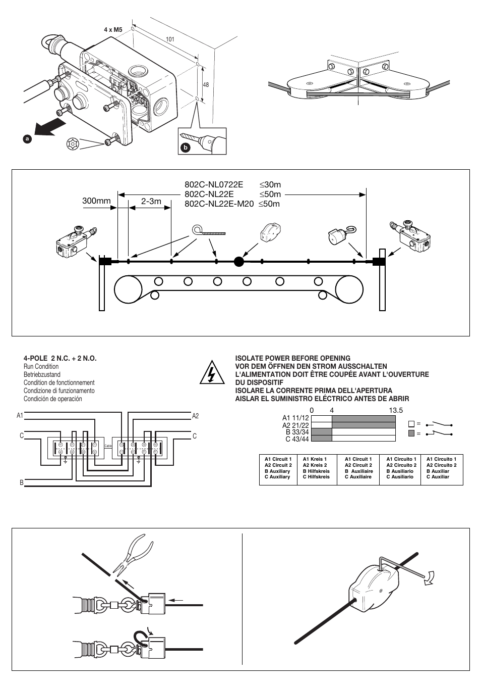 Of f | Rockwell Automation ANDON Cable Pull Switches User Manual | Page 2 / 4