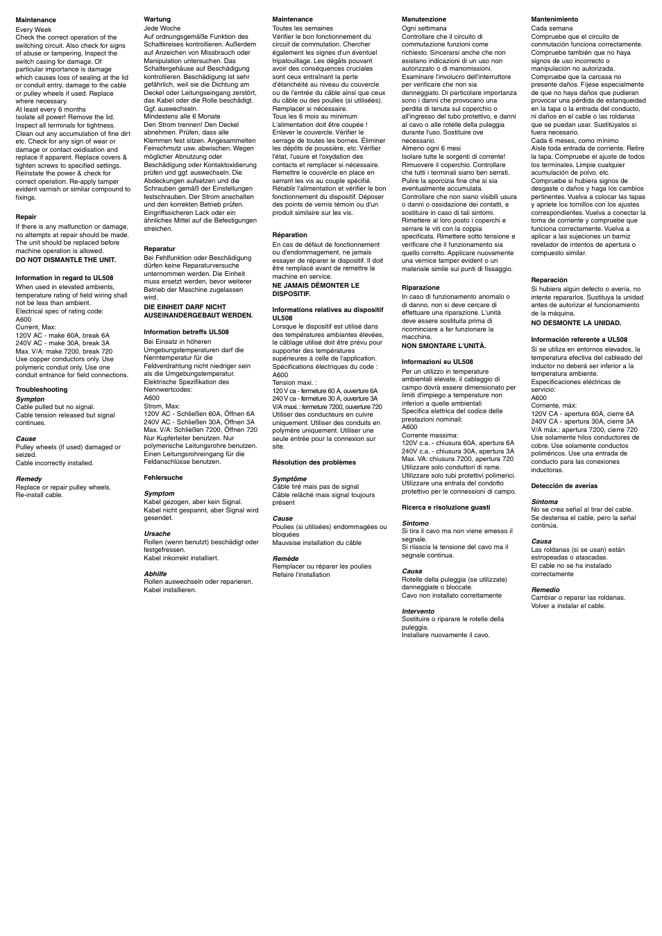 Rockwell Automation ANDON Cable Pull Switches User Manual | Page 3 / 4