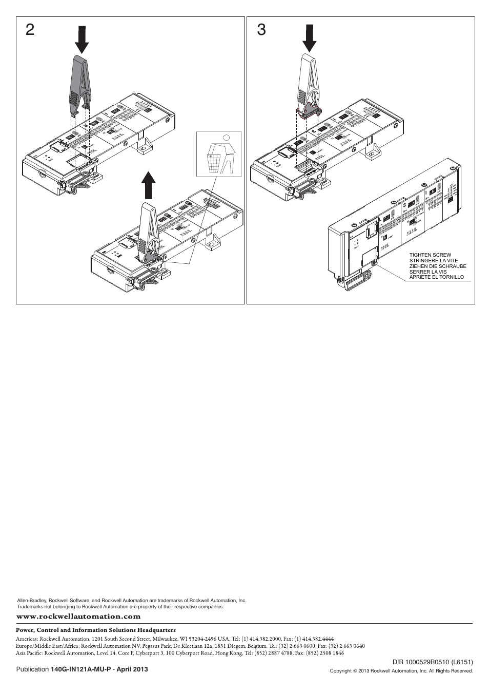 Rockwell Automation 140G-NRPx_RRPx Changing the Rating Plug User Manual | Page 2 / 2