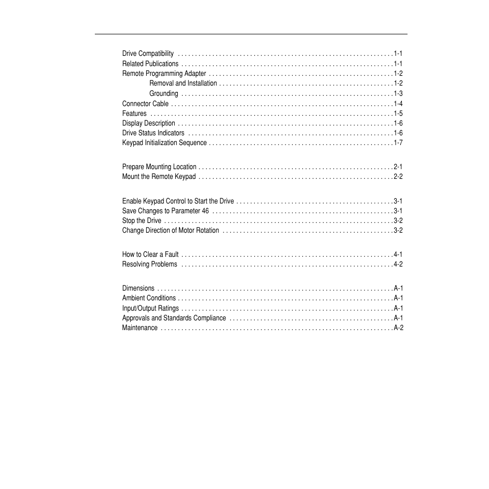 Rockwell Automation 160 SSC Remote Keypad User Manual User Manual | Page 3 / 21