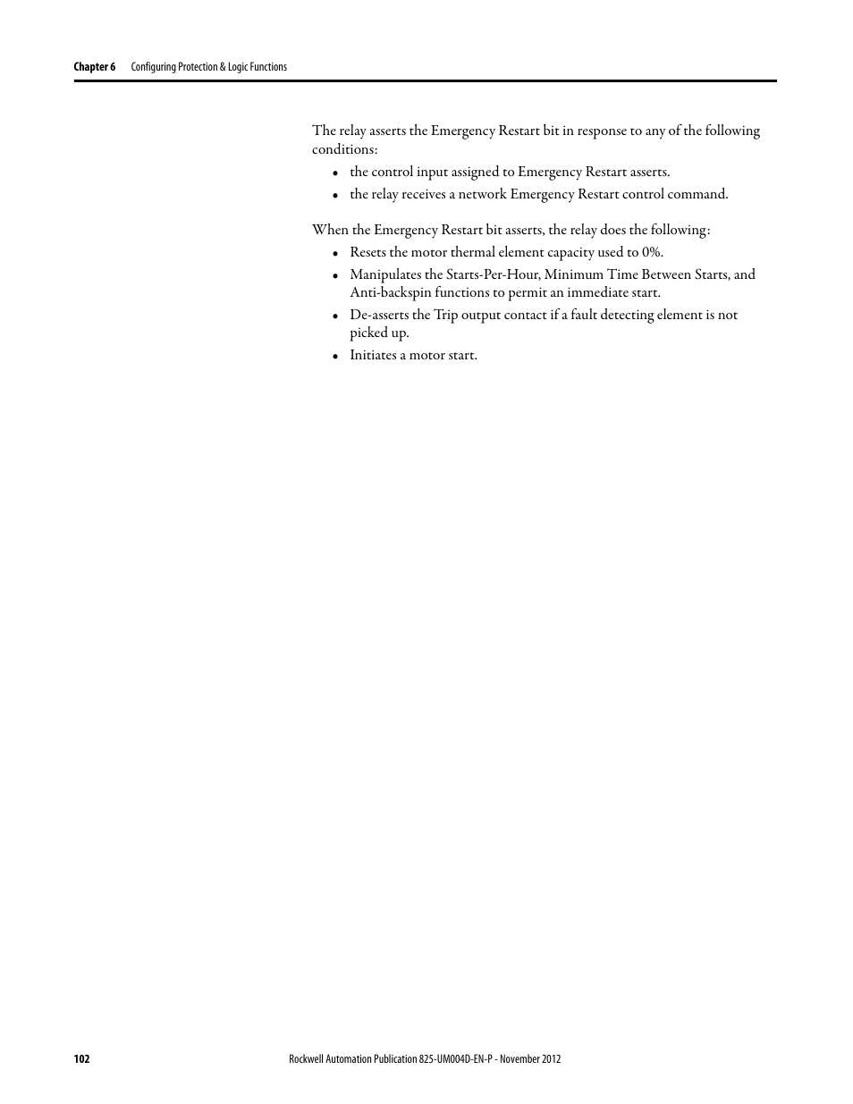 Rockwell Automation 825-P Modular Protection System for Motors User Manual User Manual | Page 102 / 266