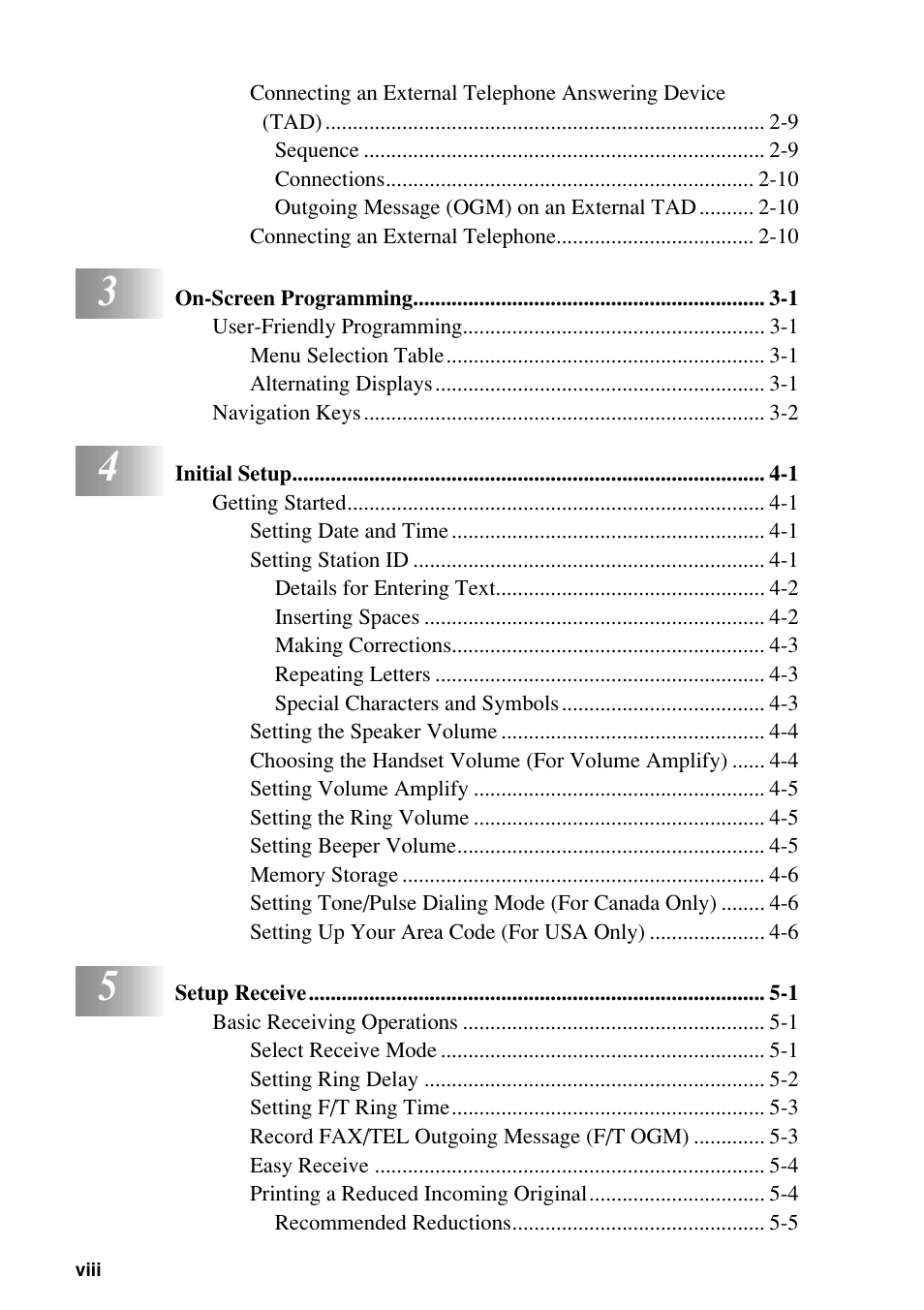 Brother Fax-885MC User Manual | Page 10 / 108