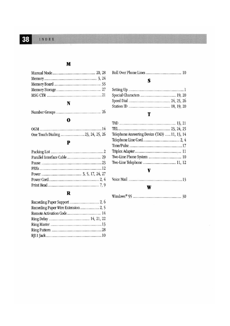 Brother MFC 7000FC User Manual | Page 42 / 45