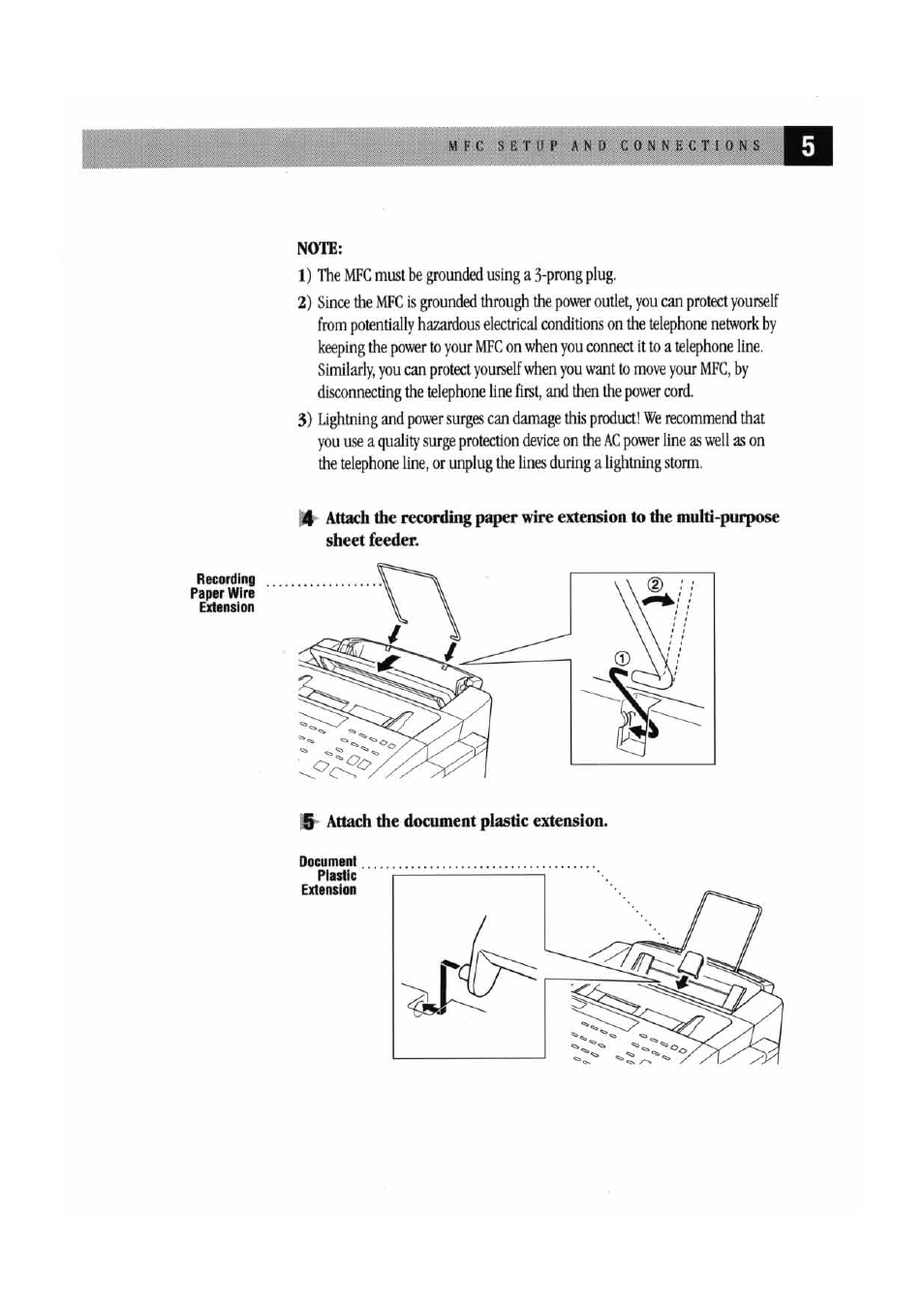 Brother MFC 7000FC User Manual | Page 9 / 45