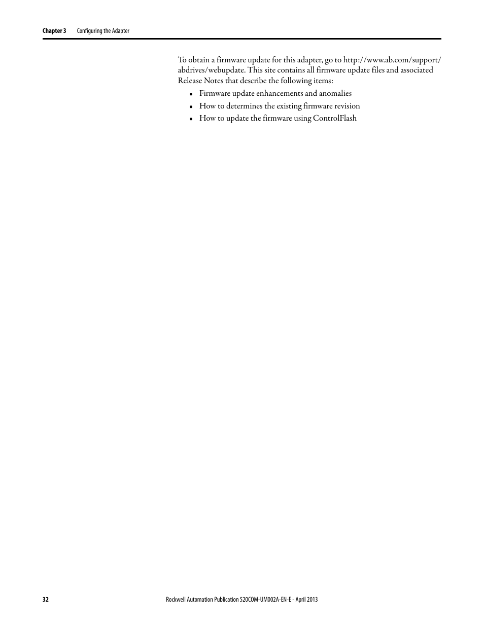 Rockwell Automation 25-COMM-D PowerFlex 525 DeviceNet Adapter User Manual | Page 32 / 140