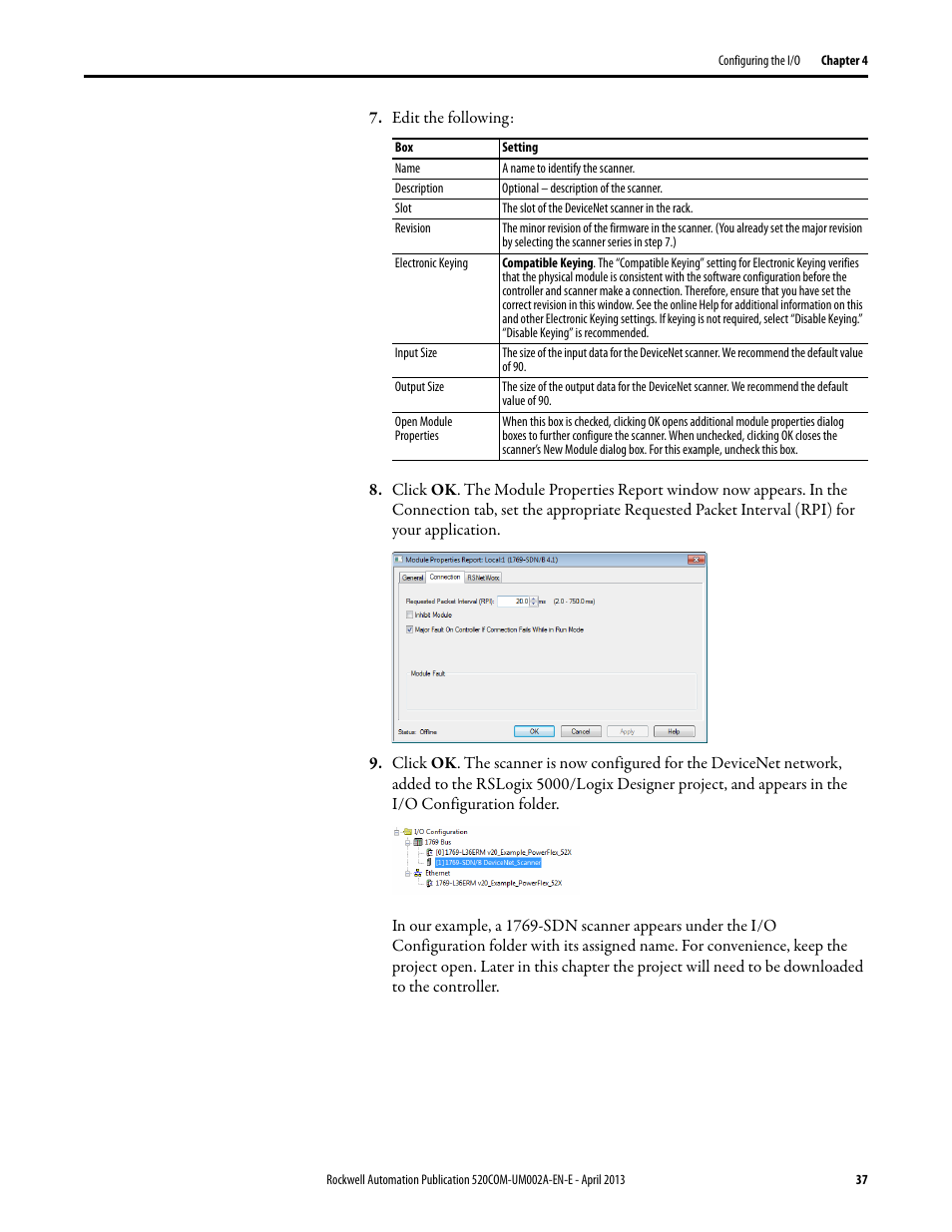 Rockwell Automation 25-COMM-D PowerFlex 525 DeviceNet Adapter User Manual | Page 37 / 140