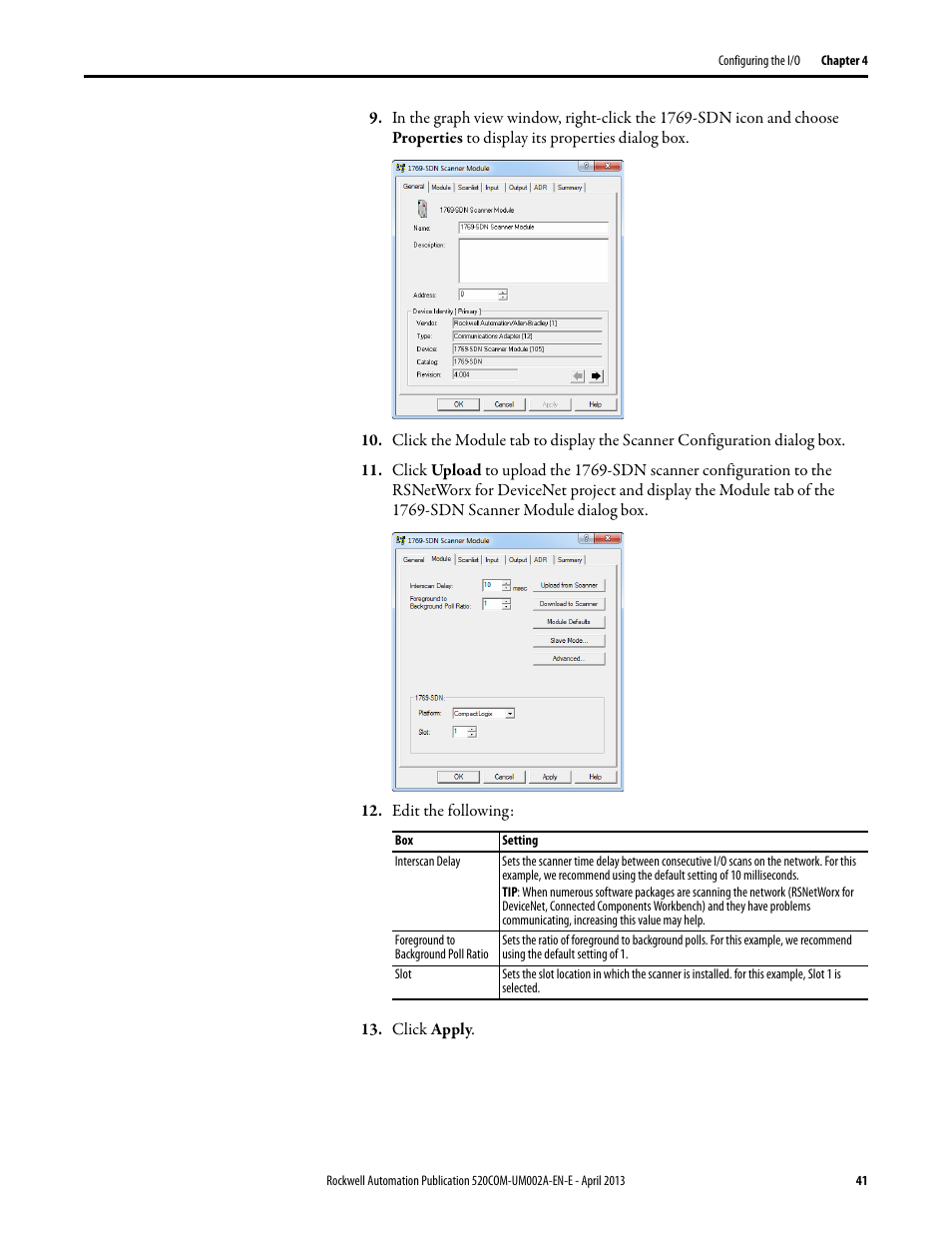 Rockwell Automation 25-COMM-D PowerFlex 525 DeviceNet Adapter User Manual | Page 41 / 140