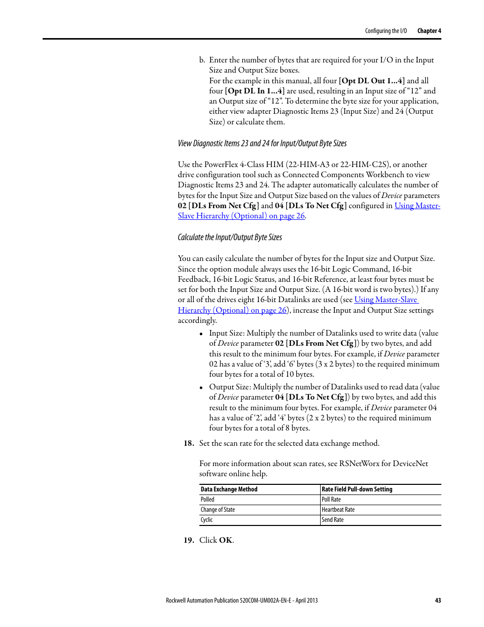 Rockwell Automation 25-COMM-D PowerFlex 525 DeviceNet Adapter User Manual | Page 43 / 140