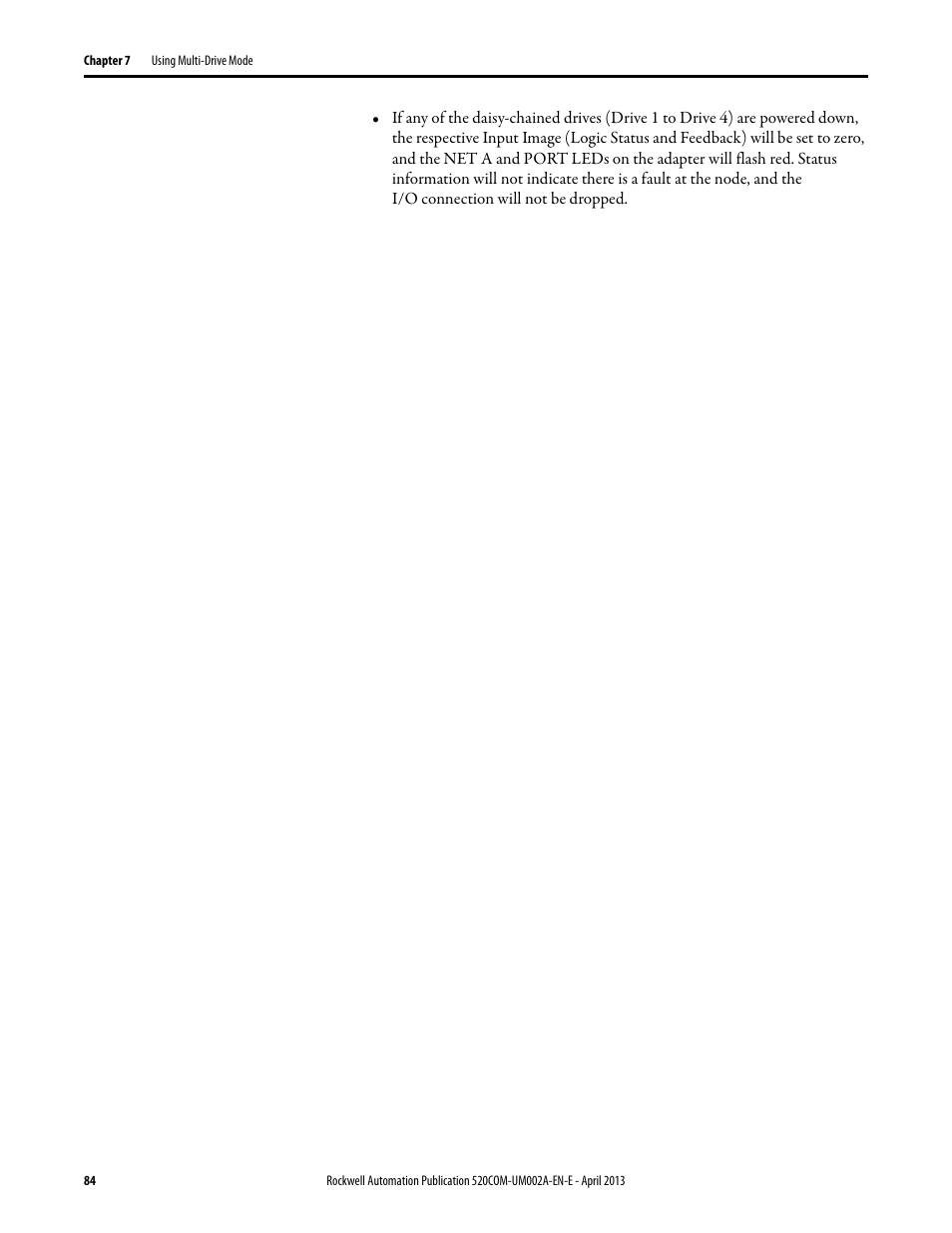 Rockwell Automation 25-COMM-D PowerFlex 525 DeviceNet Adapter User Manual | Page 84 / 140