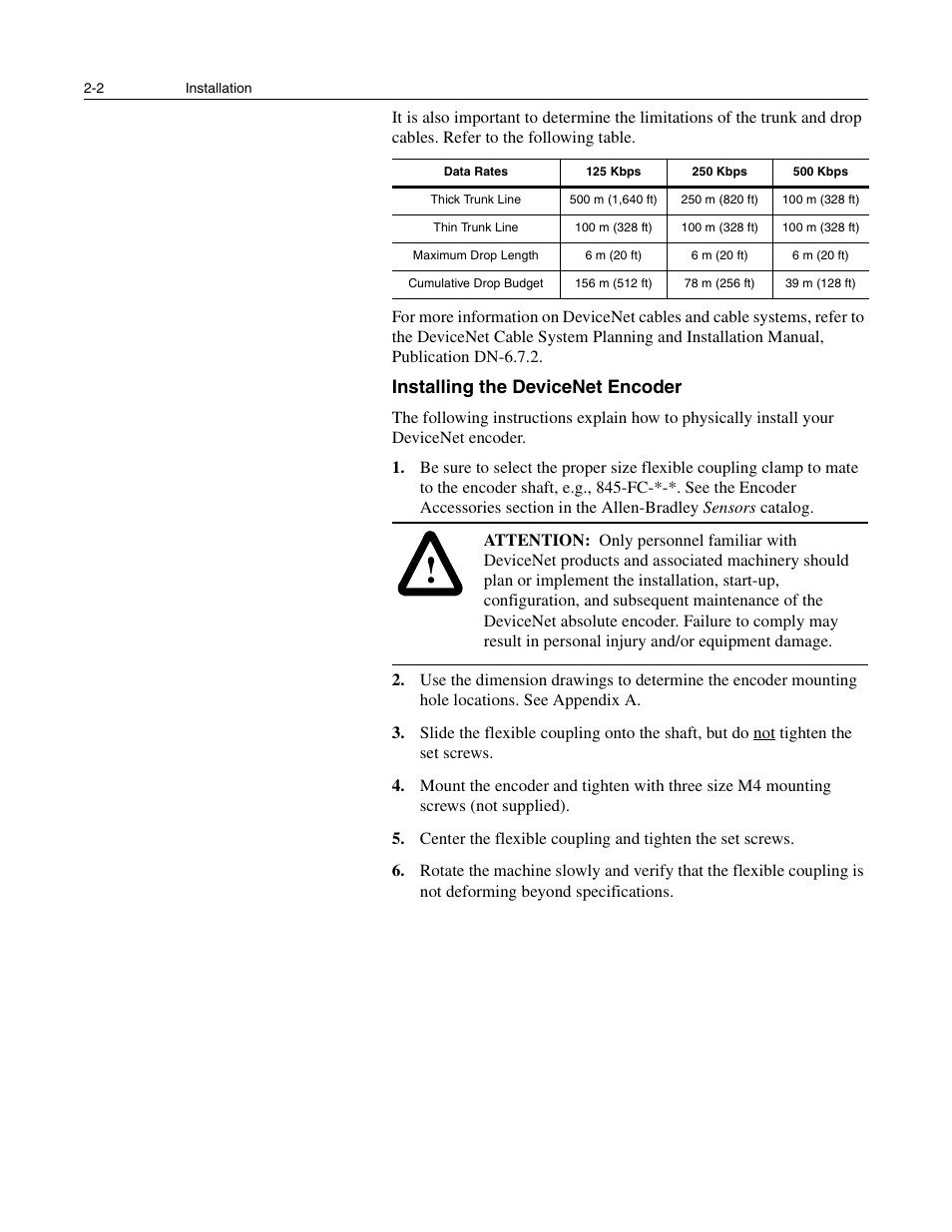 Rockwell Automation 842D-60131331BXA DeviceNet Encoder User Manual User Manual | Page 14 / 58