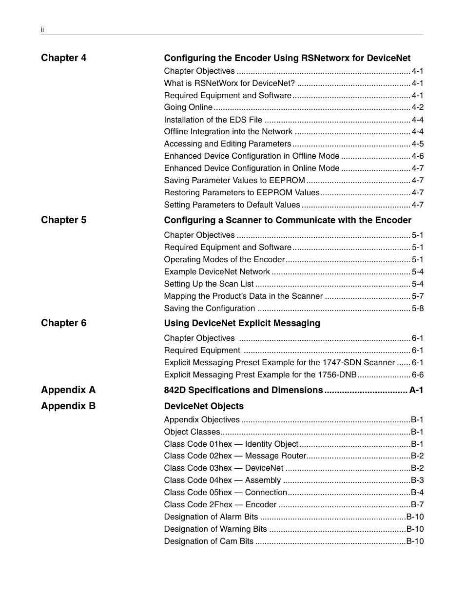 Rockwell Automation 842D-60131331BXA DeviceNet Encoder User Manual User Manual | Page 4 / 58